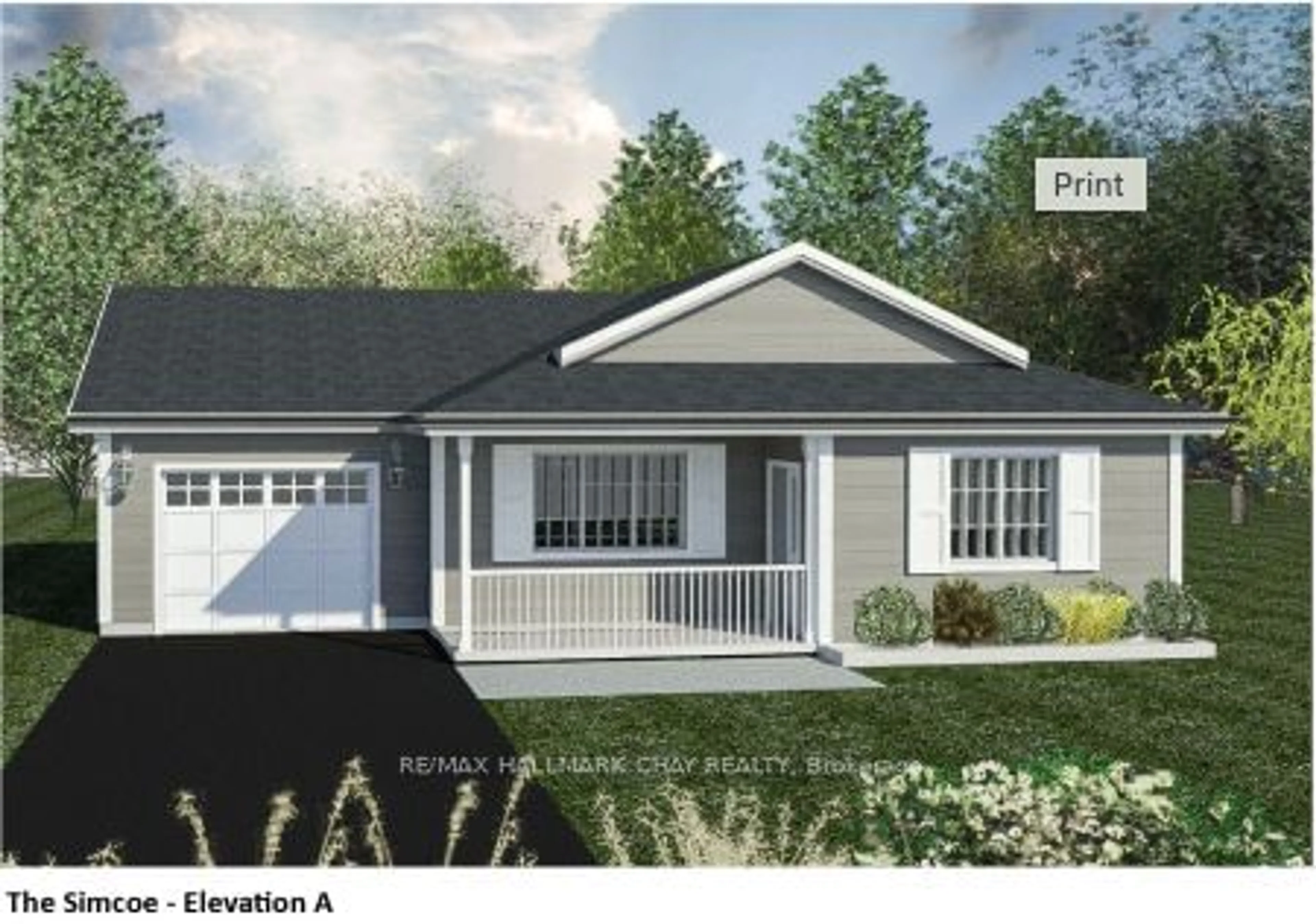 Home with vinyl exterior material, street for Lot 95A Reynolds Dr, Ramara Ontario L3V 0L3