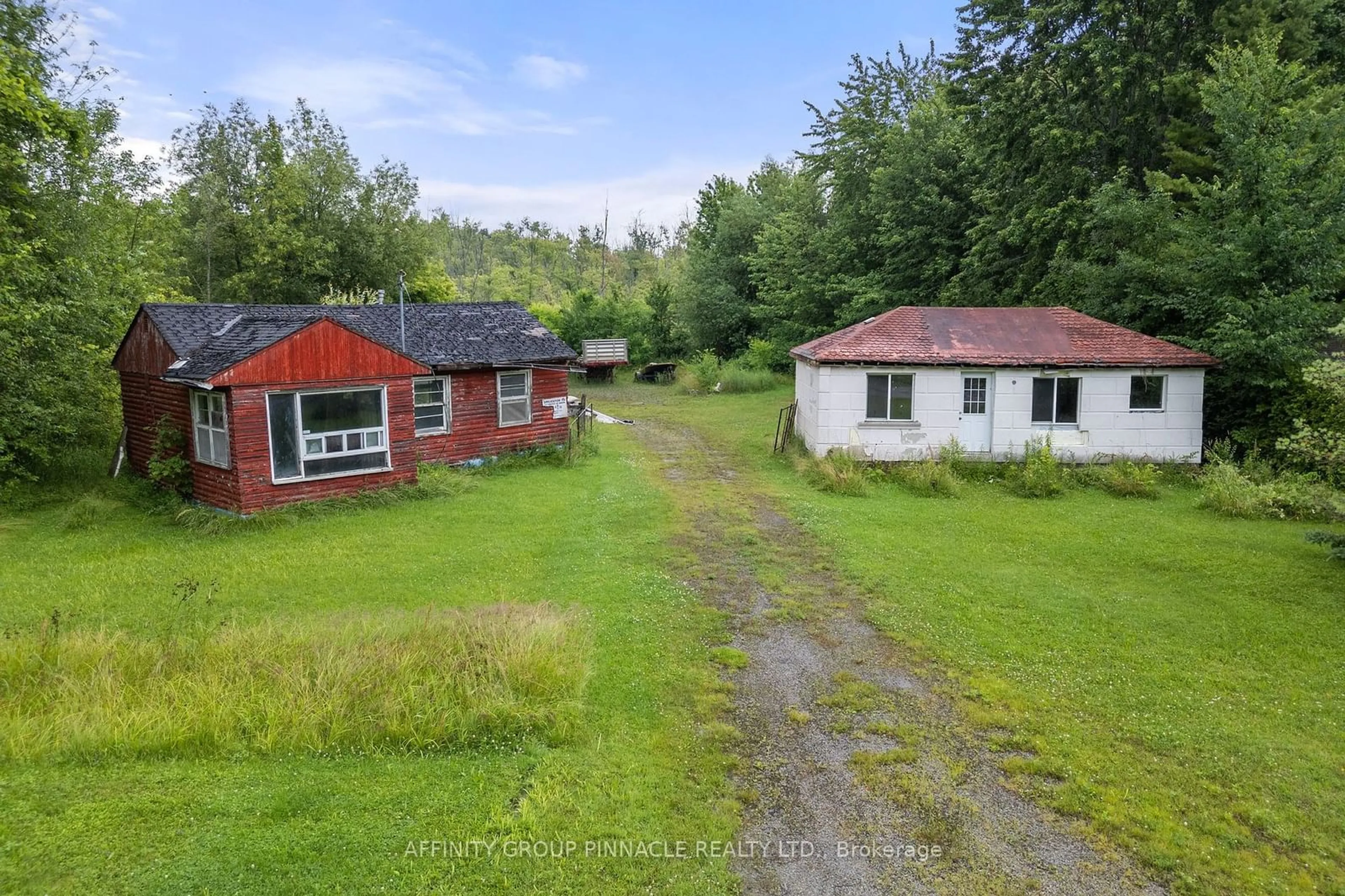 A pic from outside/outdoor area/front of a property/back of a property/a pic from drone, unknown for 2559 Lakeshore Dr #1 & 4, Ramara Ontario L0K 1B0