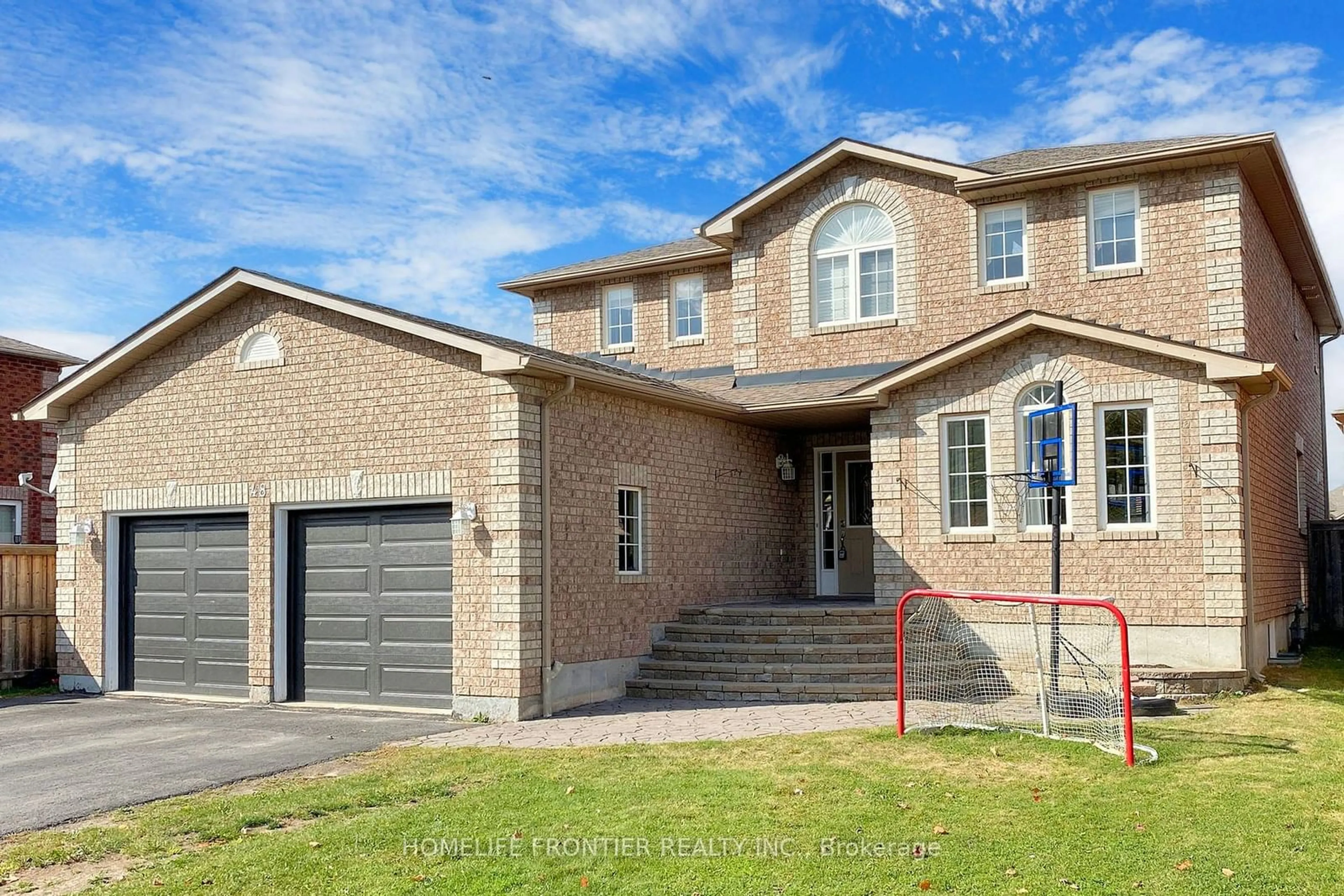 Home with brick exterior material, street for 48 Patrick Dr, Barrie Ontario L4N 5Z1