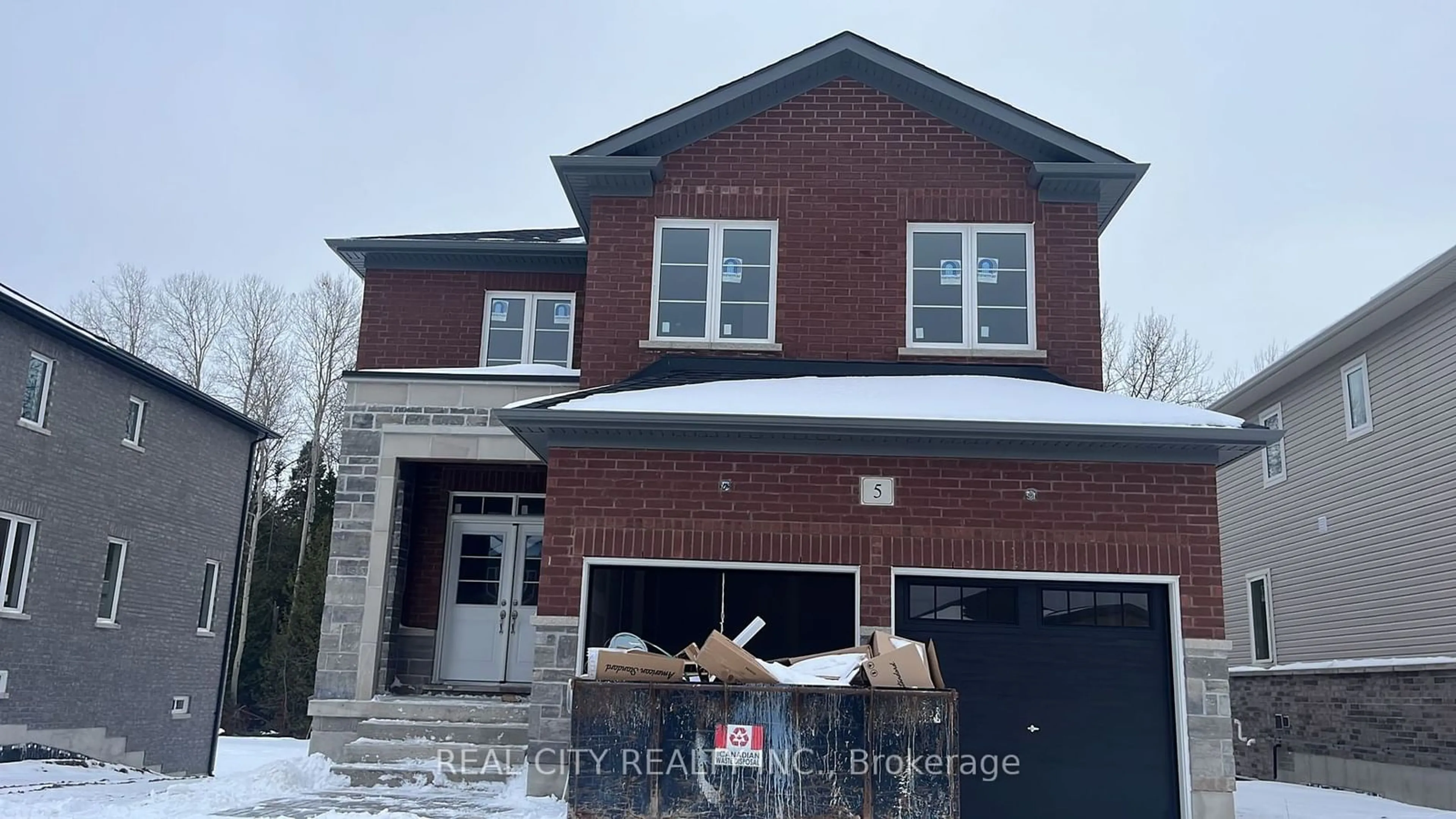 Home with brick exterior material, street for 5 Misty Ridge Rd, Wasaga Beach Ontario L0M 1S0