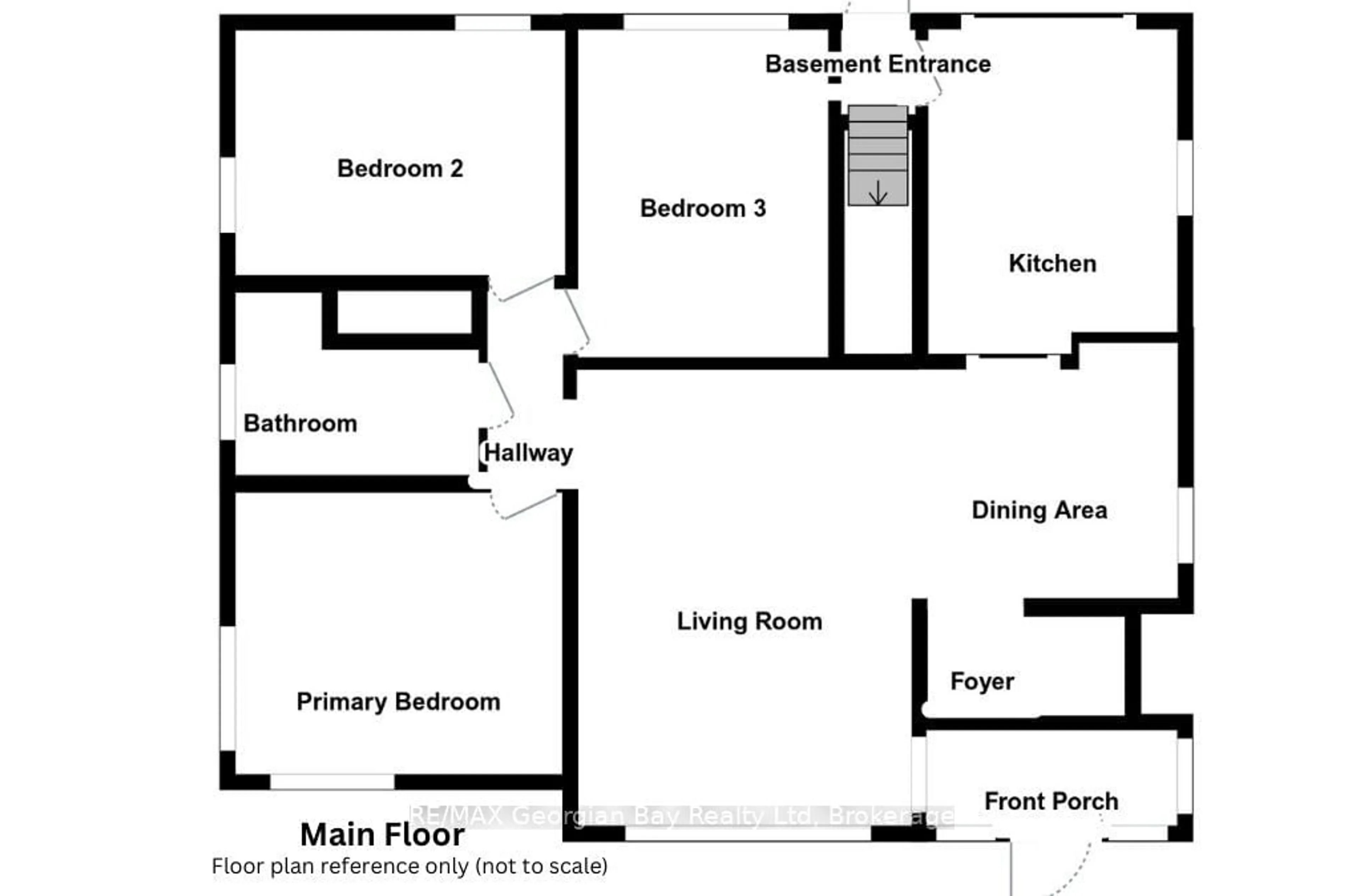 Floor plan for 46 Jeffery St, Penetanguishene Ontario L9M 1K5