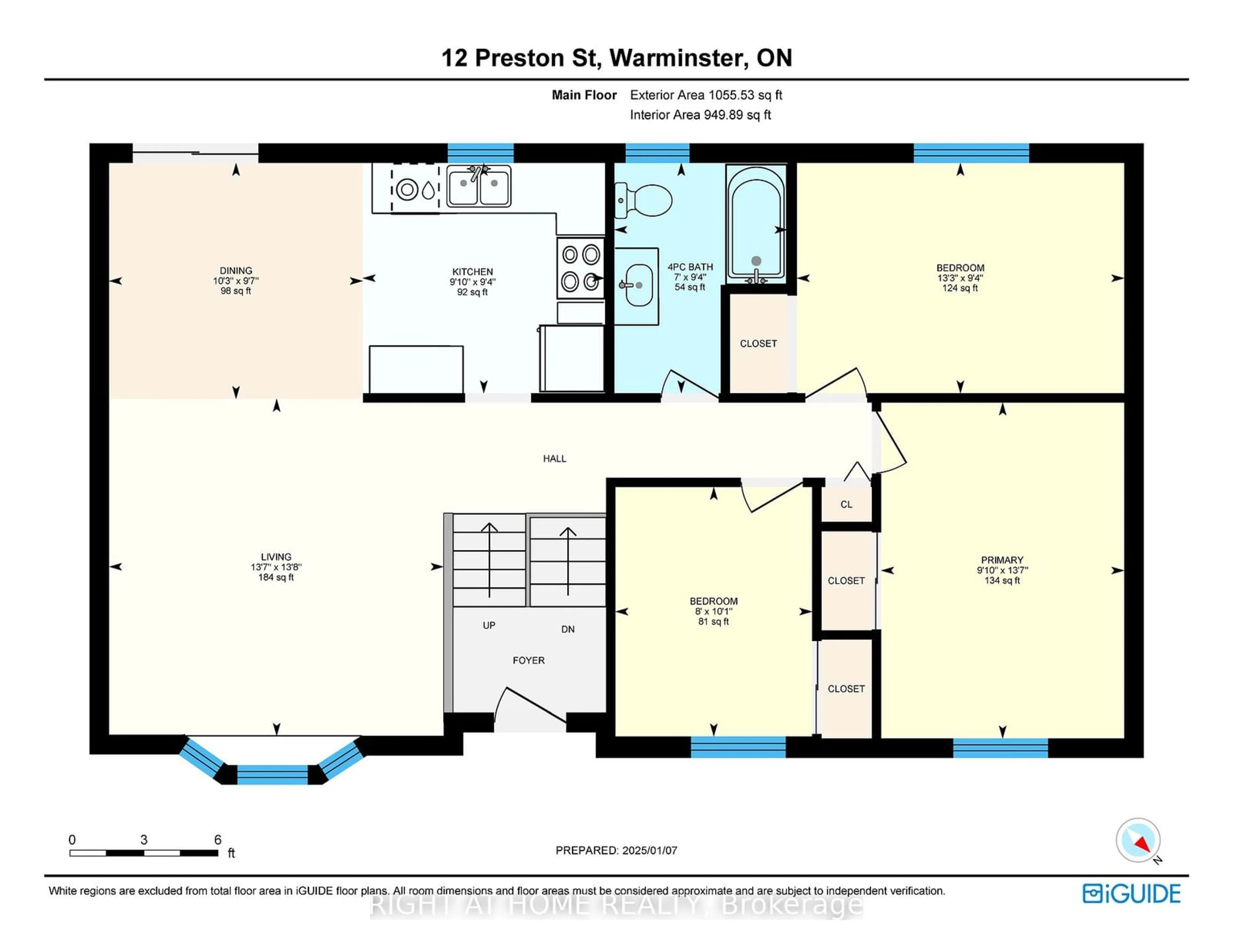 Floor plan for 12 Preston St, Oro-Medonte Ontario L0K 2G0