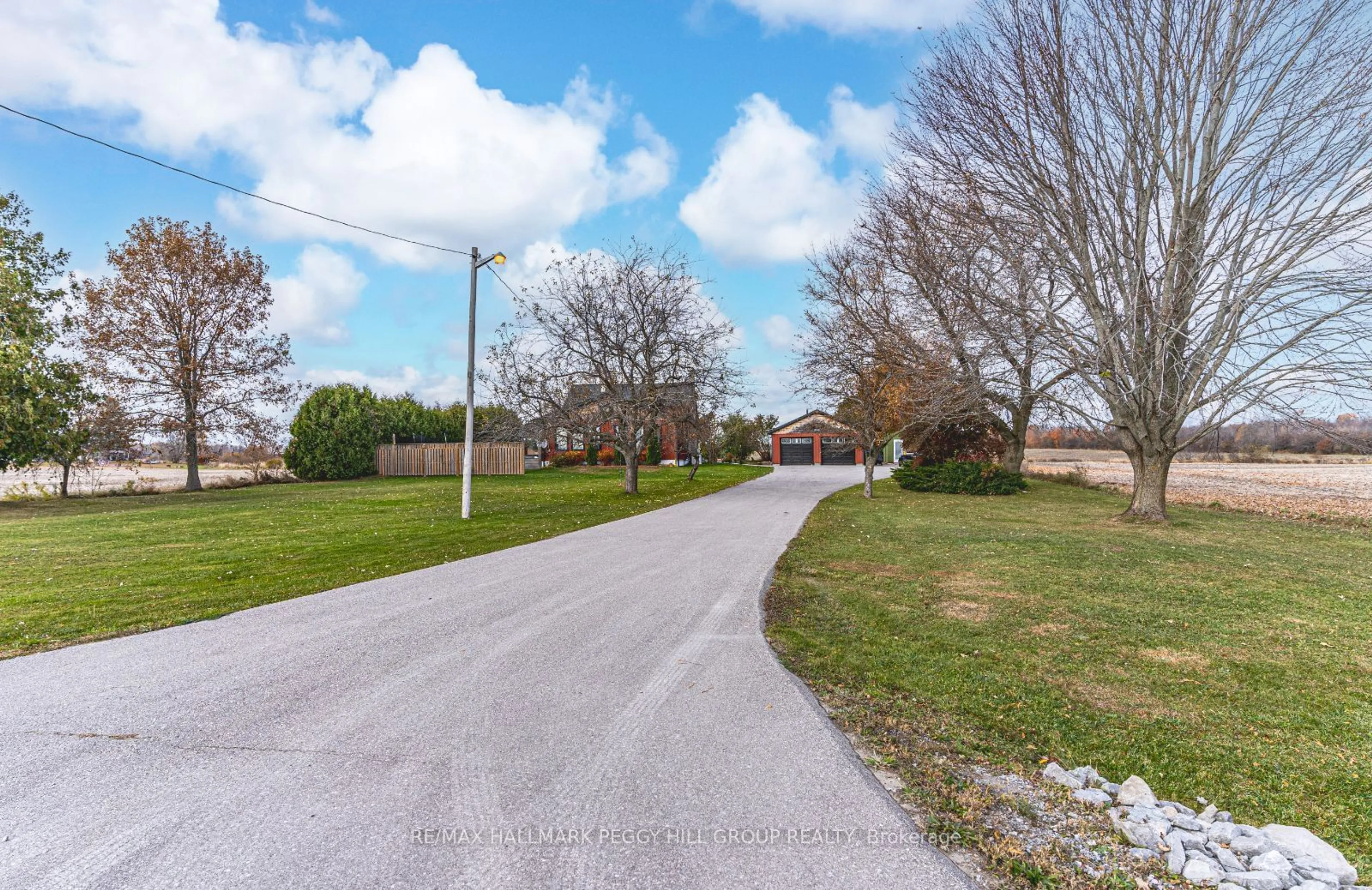 A pic from outside/outdoor area/front of a property/back of a property/a pic from drone, street for 1754 Concession 10 Rd, Ramara Ontario L1B 1L9