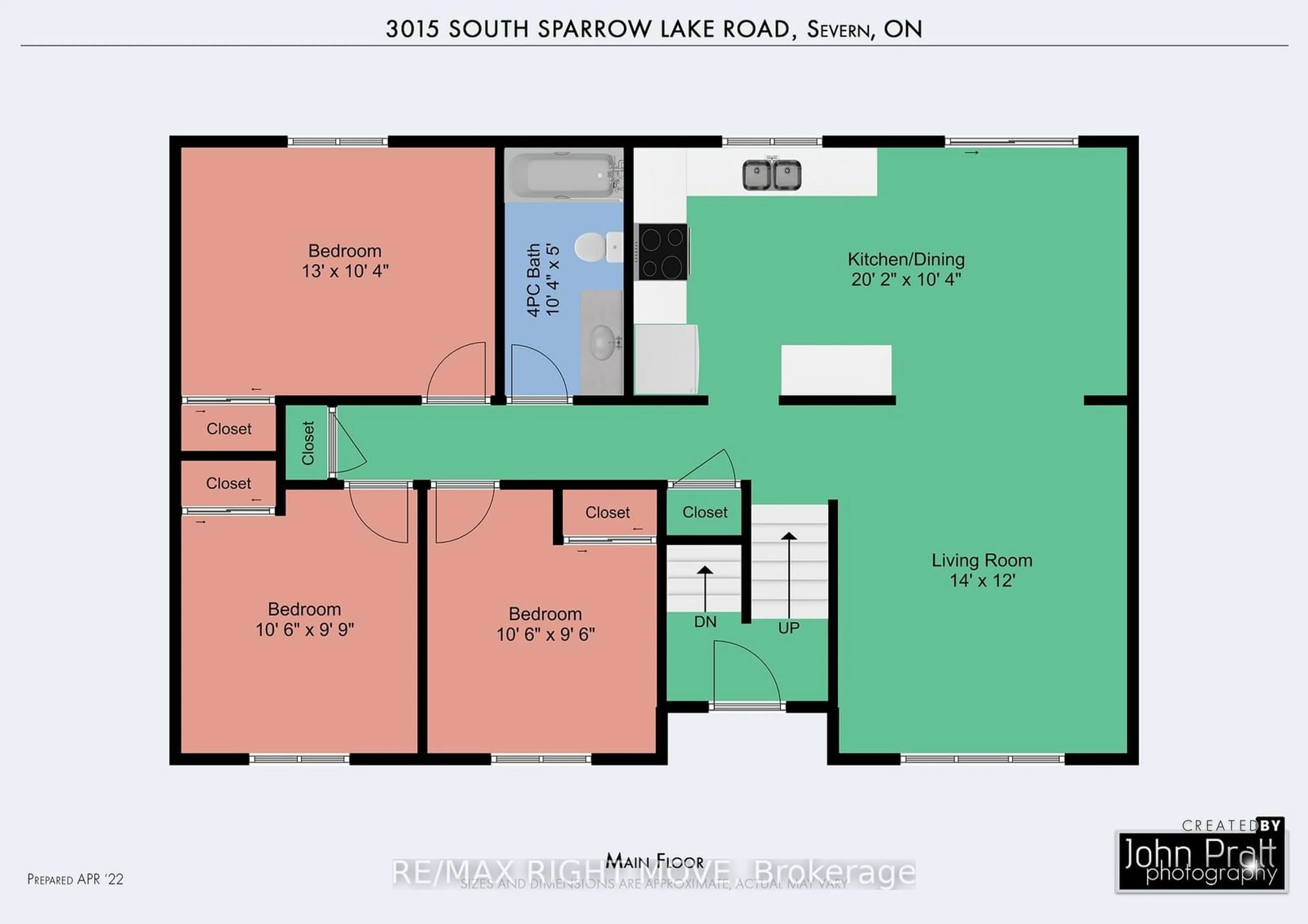 Floor plan for 3015 Sparrow Lake Rd, Severn Ontario L0K 2B0