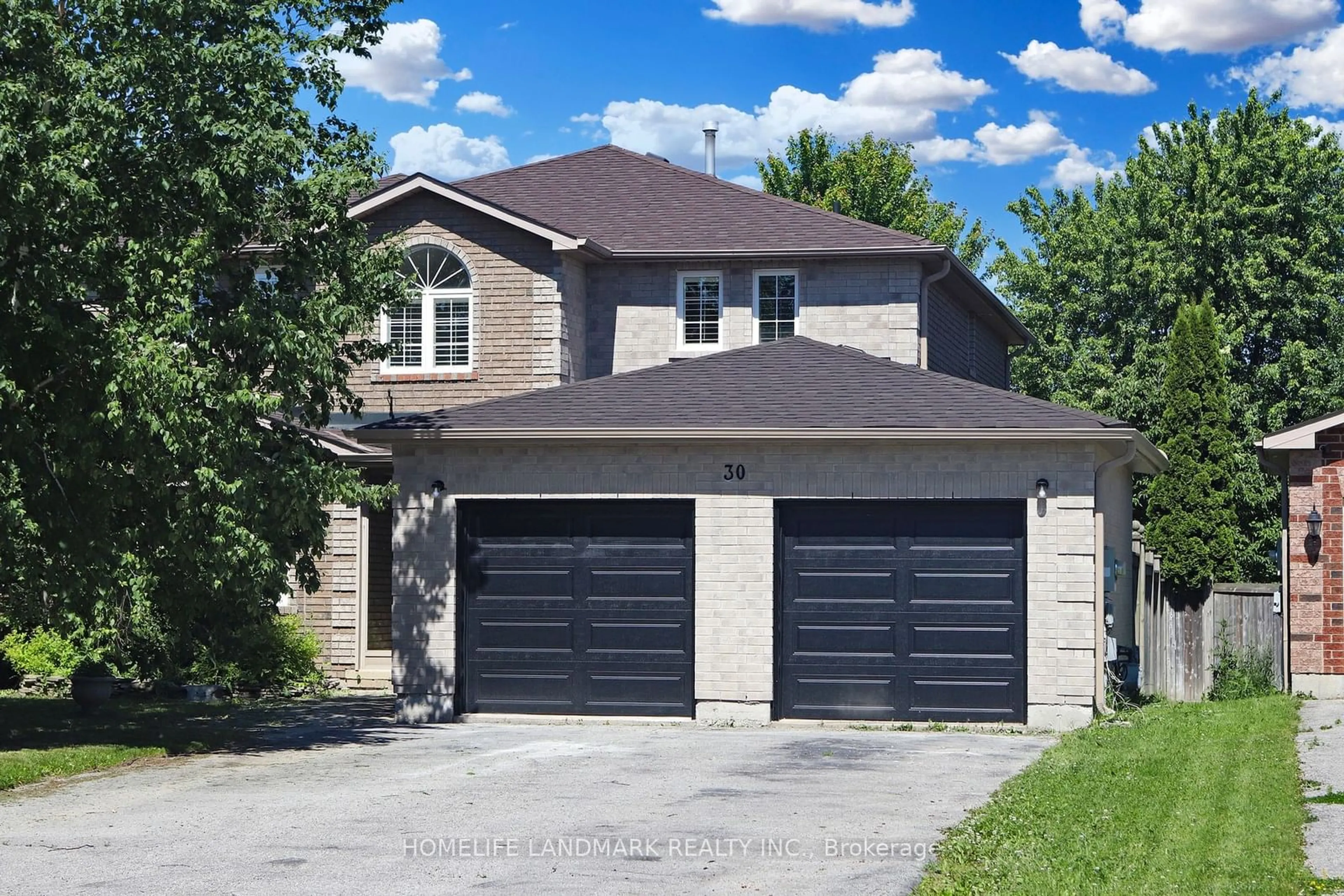 Home with brick exterior material, street for 30 Ambler Bay, Barrie Ontario L4M 7A5