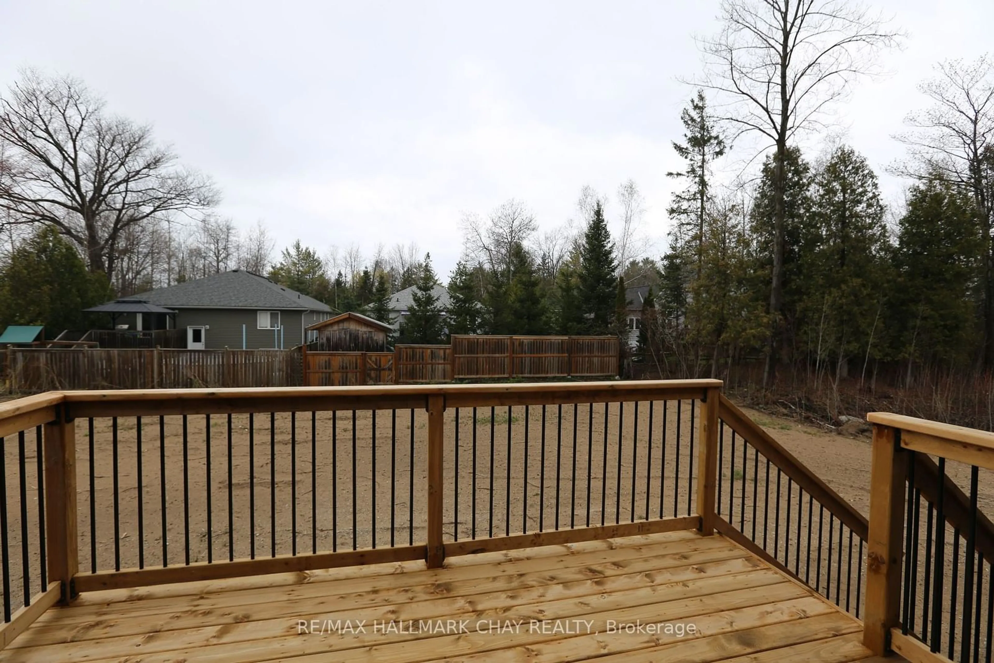 Patio, forest/trees view for 292 Robinson Rd, Wasaga Beach Ontario L9Z 3A3