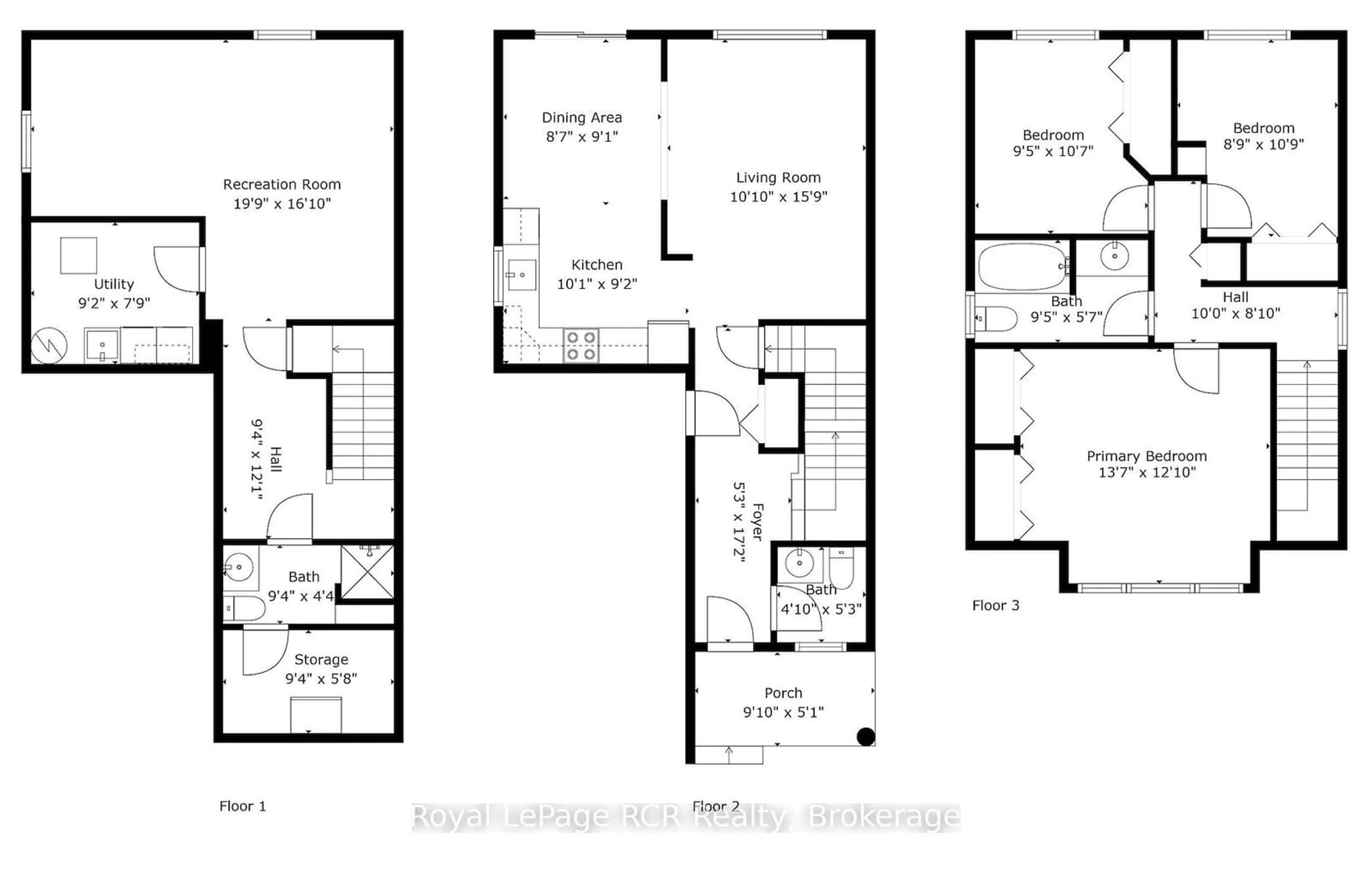 Floor plan for 50 Highlands Cres, Collingwood Ontario L9Y 5H3