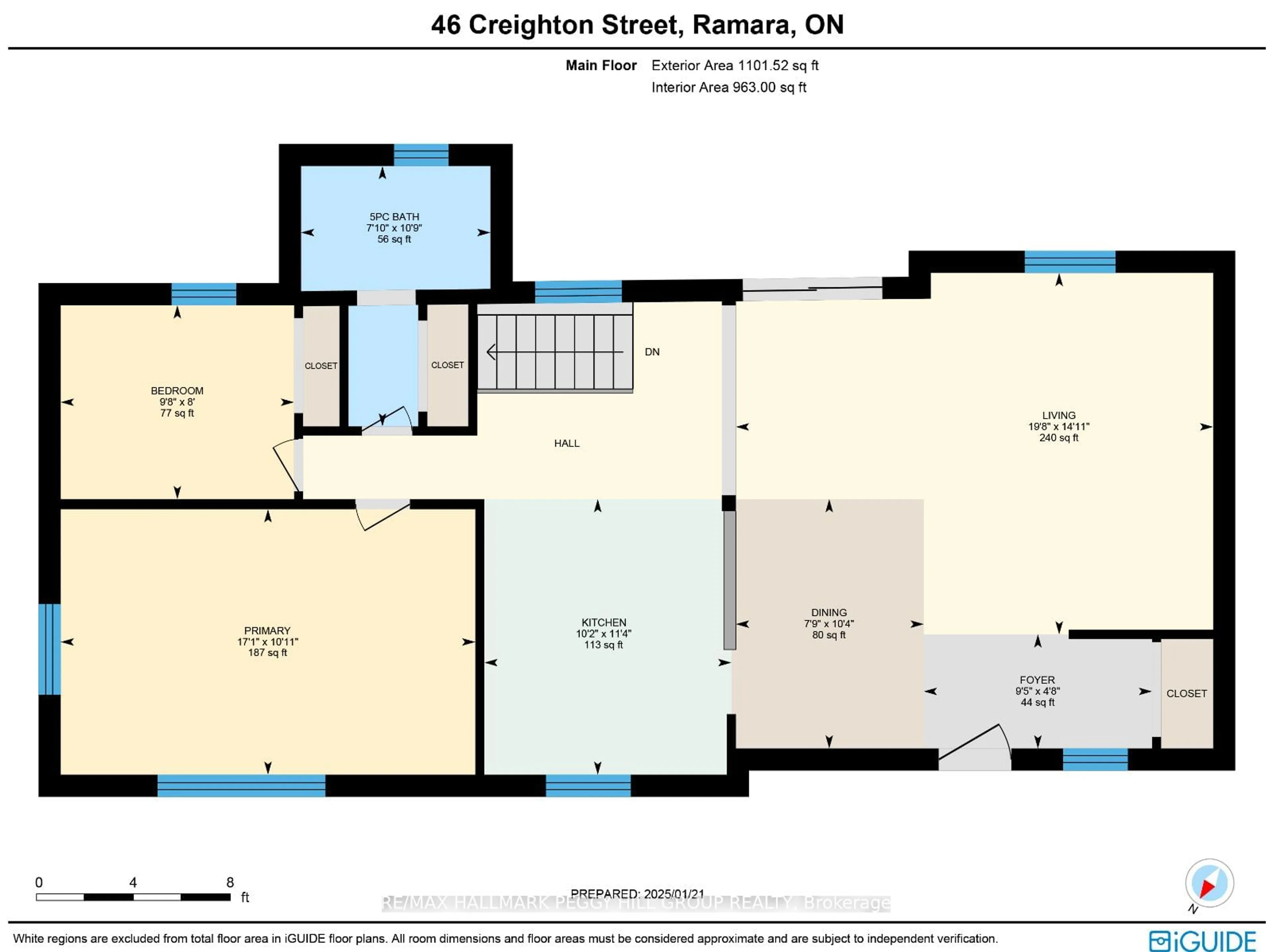 Floor plan for 46 Creighton St, Orillia Ontario L3V 1A8