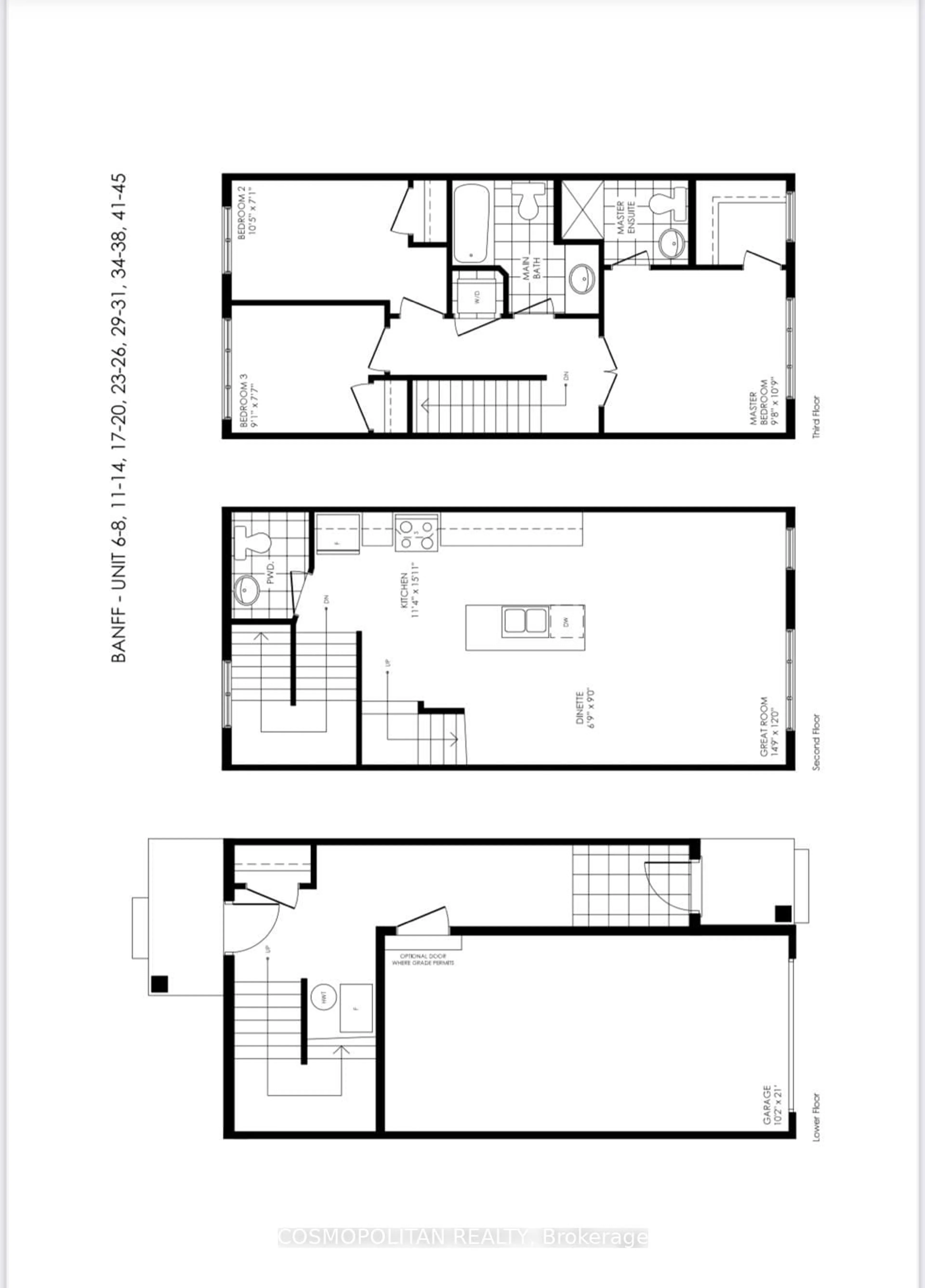 Floor plan for 46-56 Patterson Rd #Unit 19, Barrie Ontario L4N 3W2