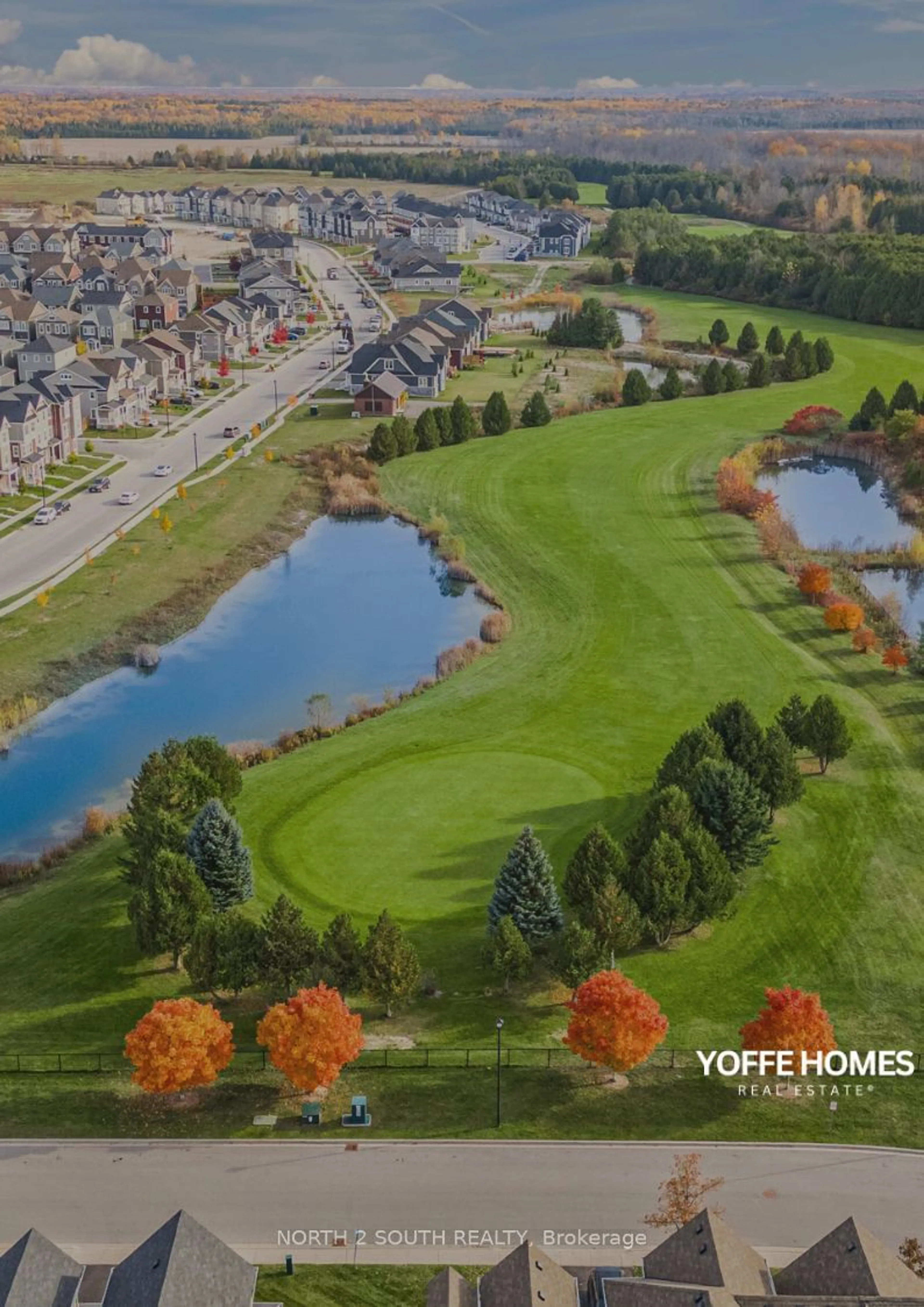 A pic from outside/outdoor area/front of a property/back of a property/a pic from drone, water/lake/river/ocean view for 98 Sandhill Crane Dr, Wasaga Beach Ontario L9Z 0K4