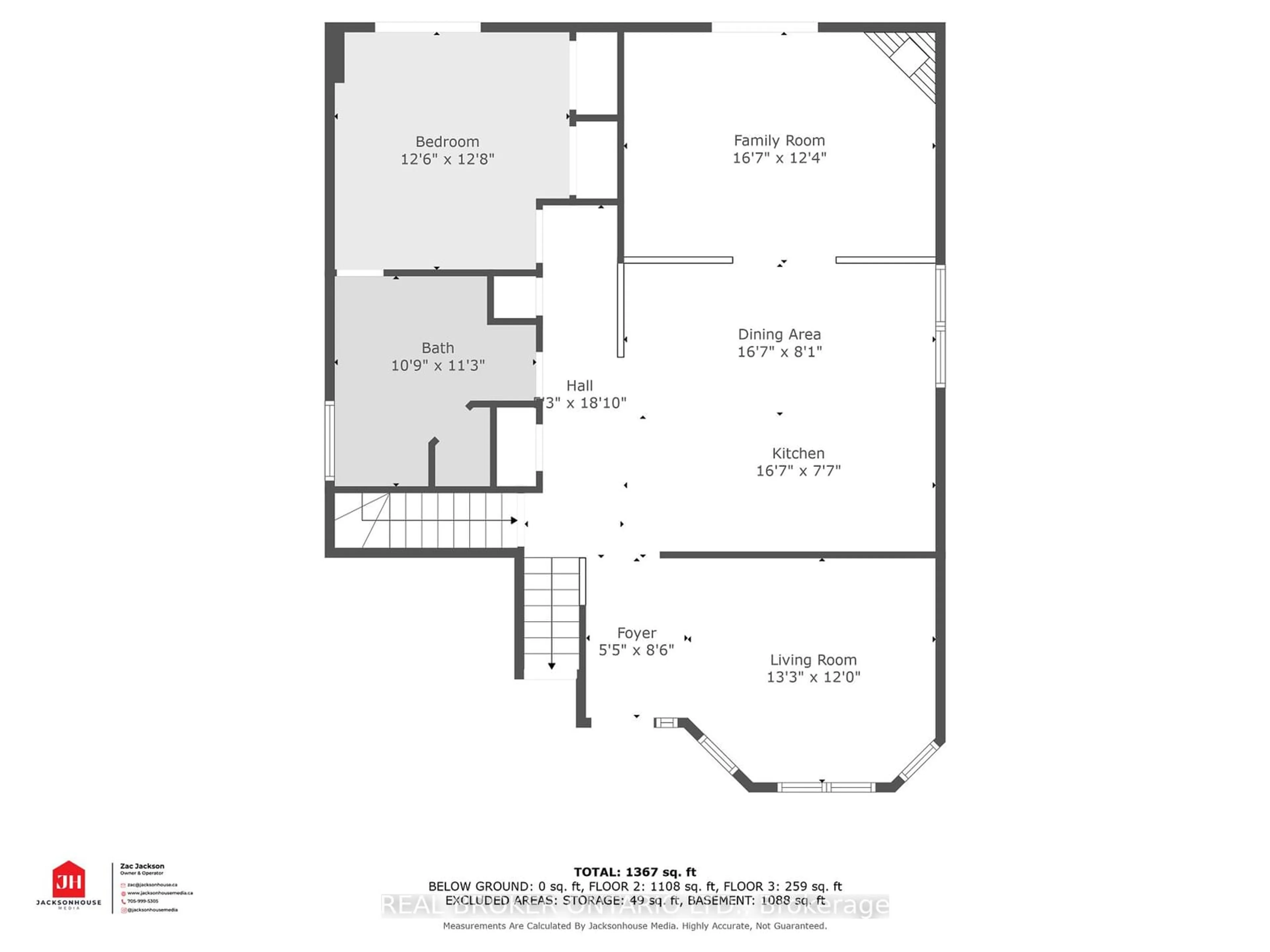 Floor plan for 31 Bell St, Barrie Ontario L4N 0J2