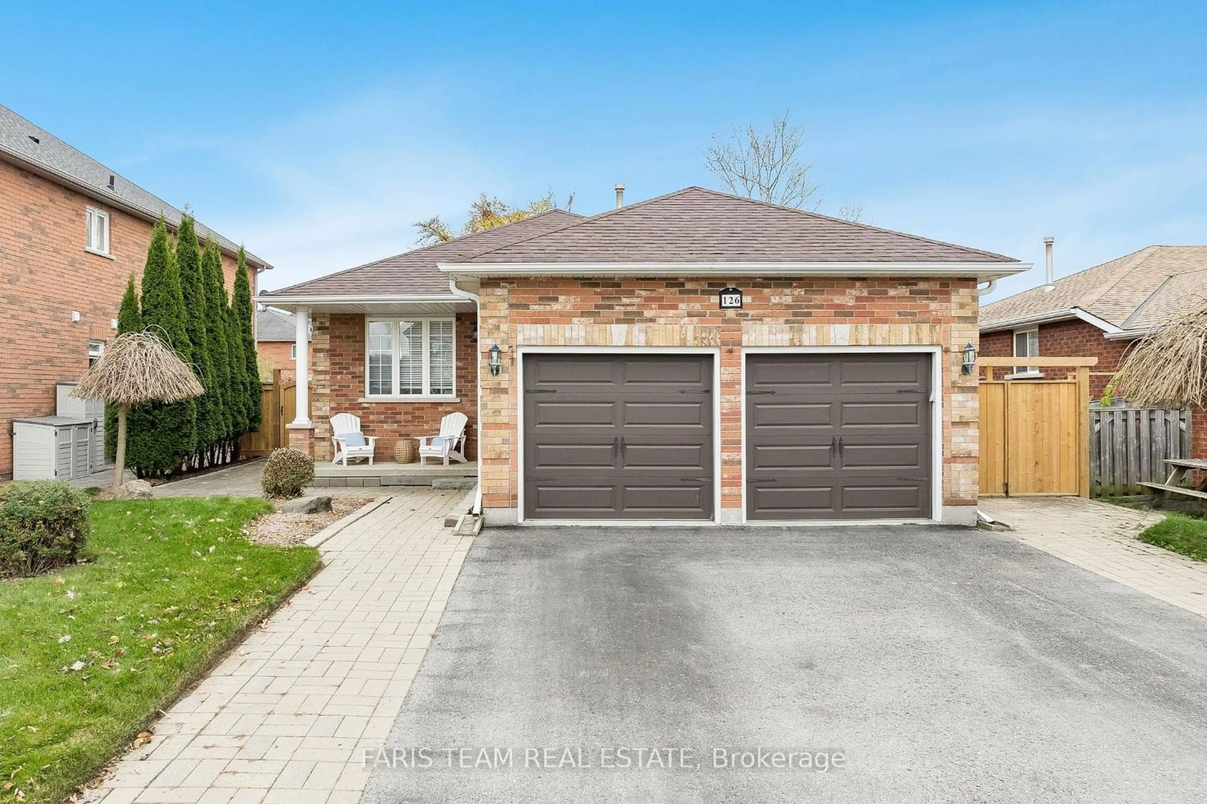 Home with brick exterior material, street for 126 Sandringham Dr, Barrie Ontario L4M 7J5