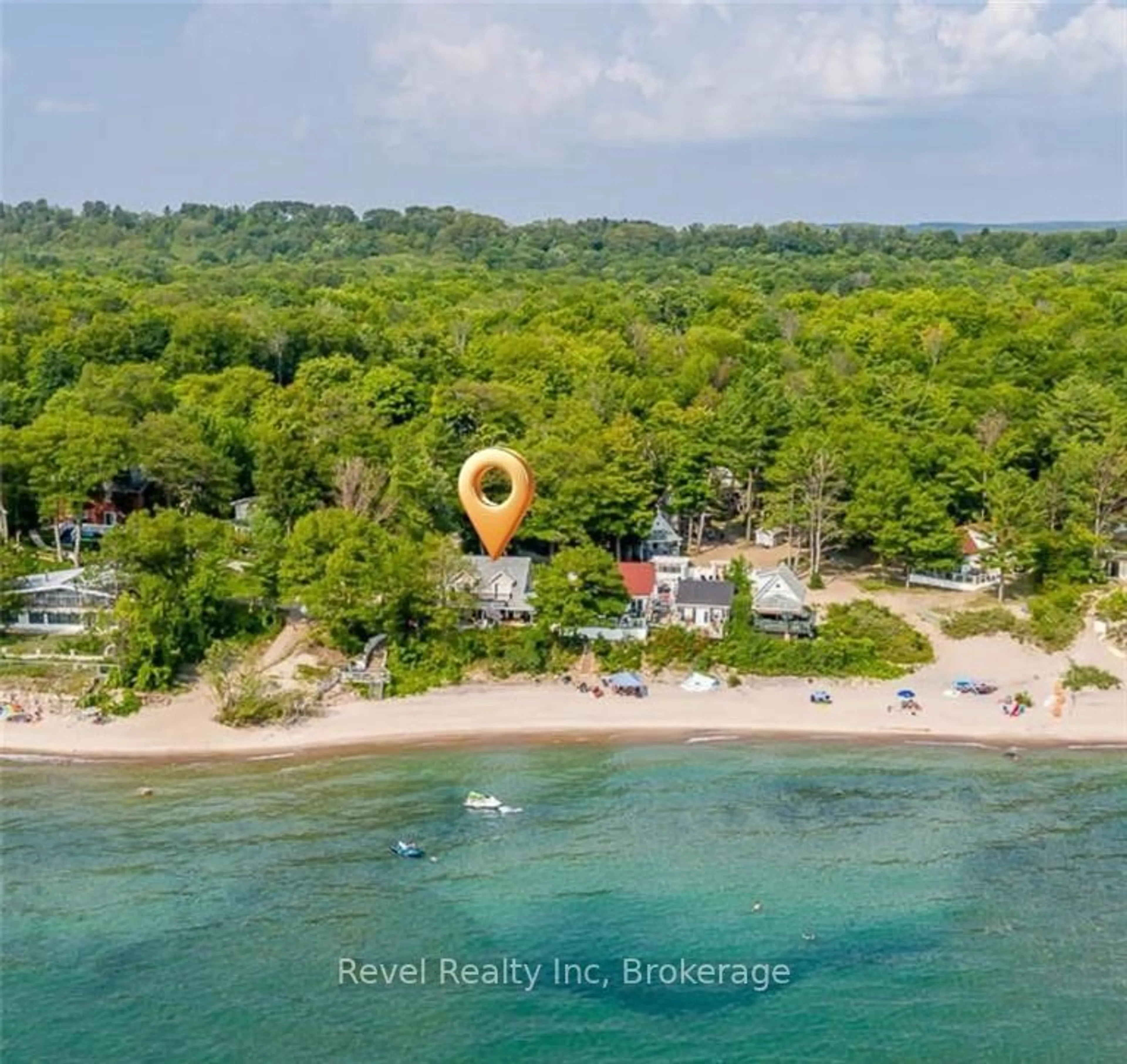 A pic from outside/outdoor area/front of a property/back of a property/a pic from drone, water/lake/river/ocean view for 739 Concession 15 Rd #11A, Tiny Ontario L9M 0H7