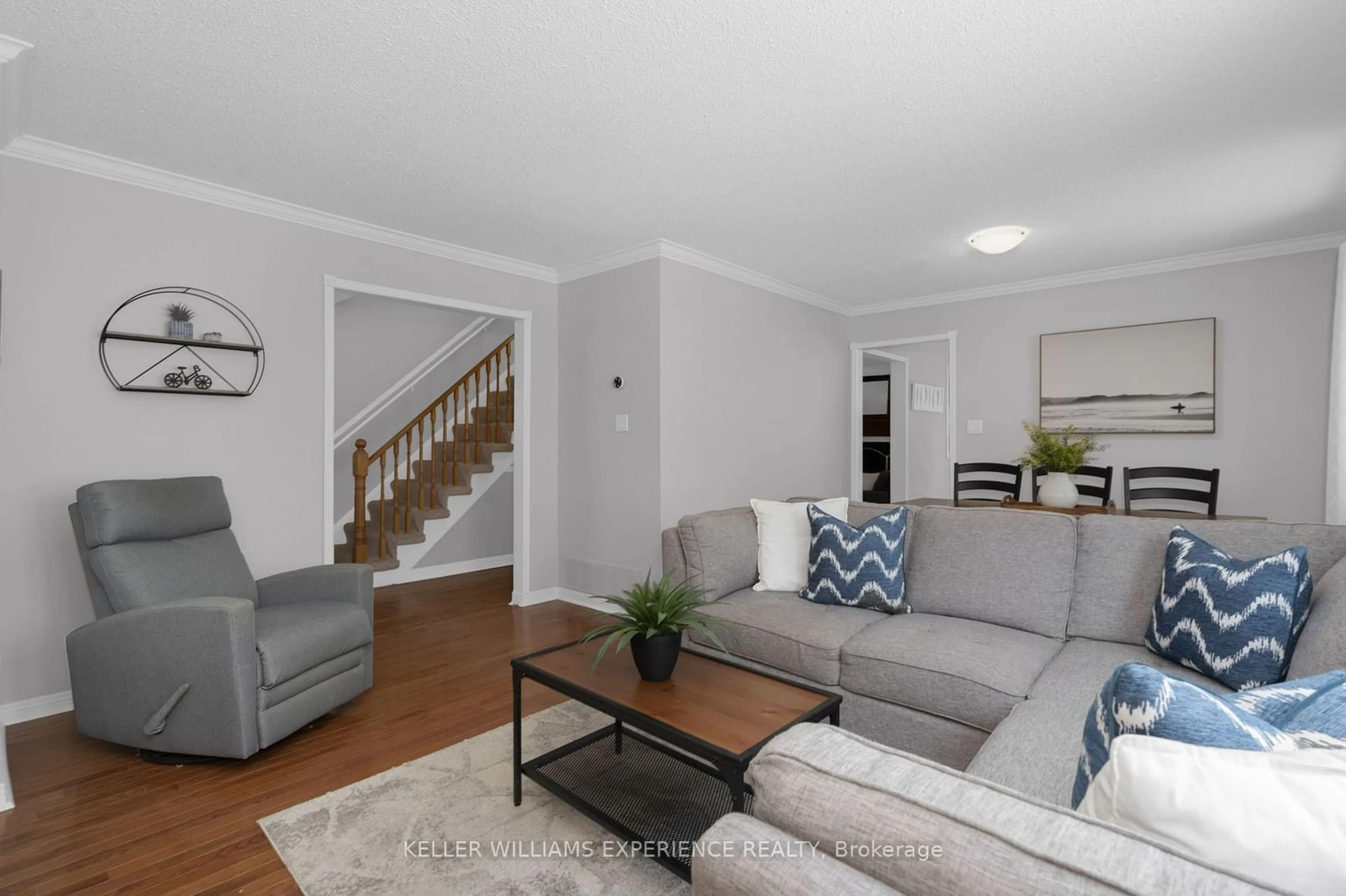 Living room with furniture, unknown for 18 Carr Dr, Barrie Ontario L4N 6N3