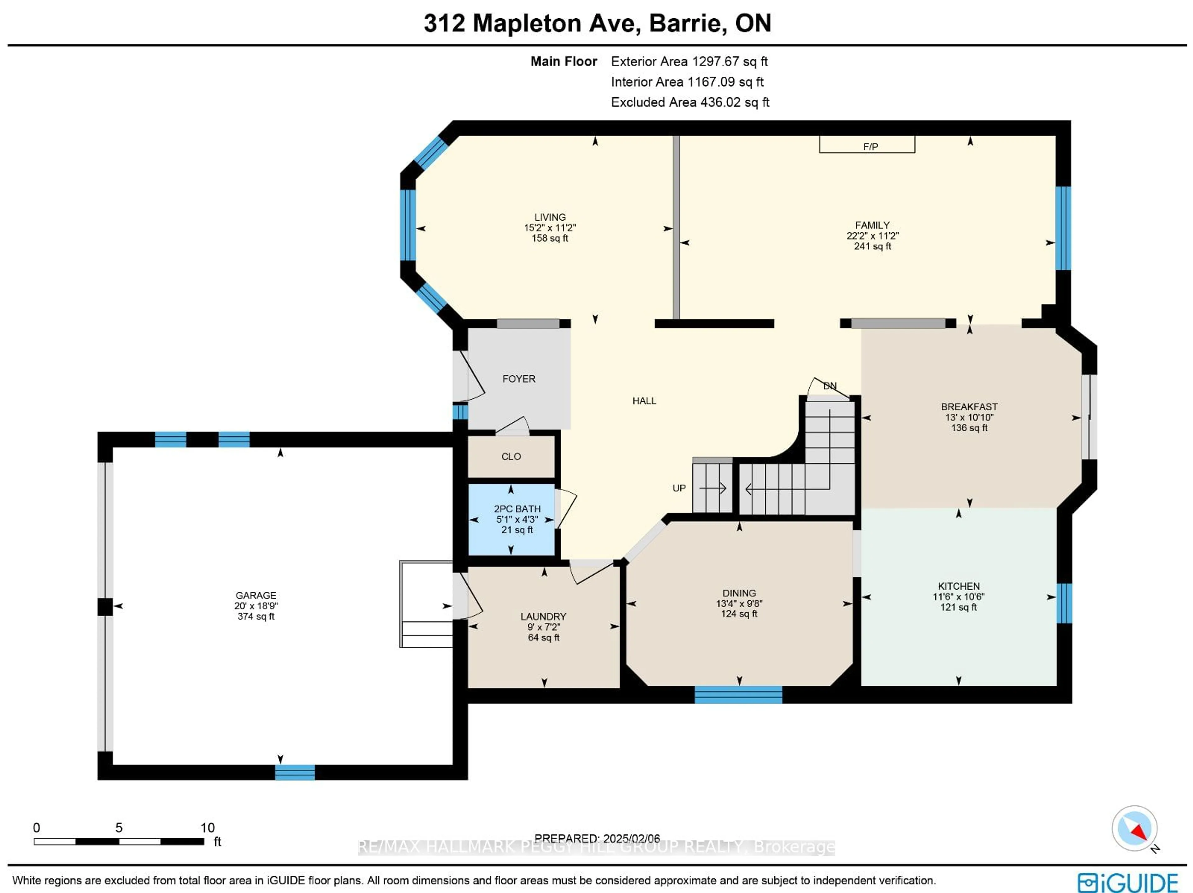 Floor plan for 312 Mapleton Ave, Barrie Ontario L4N 5V3