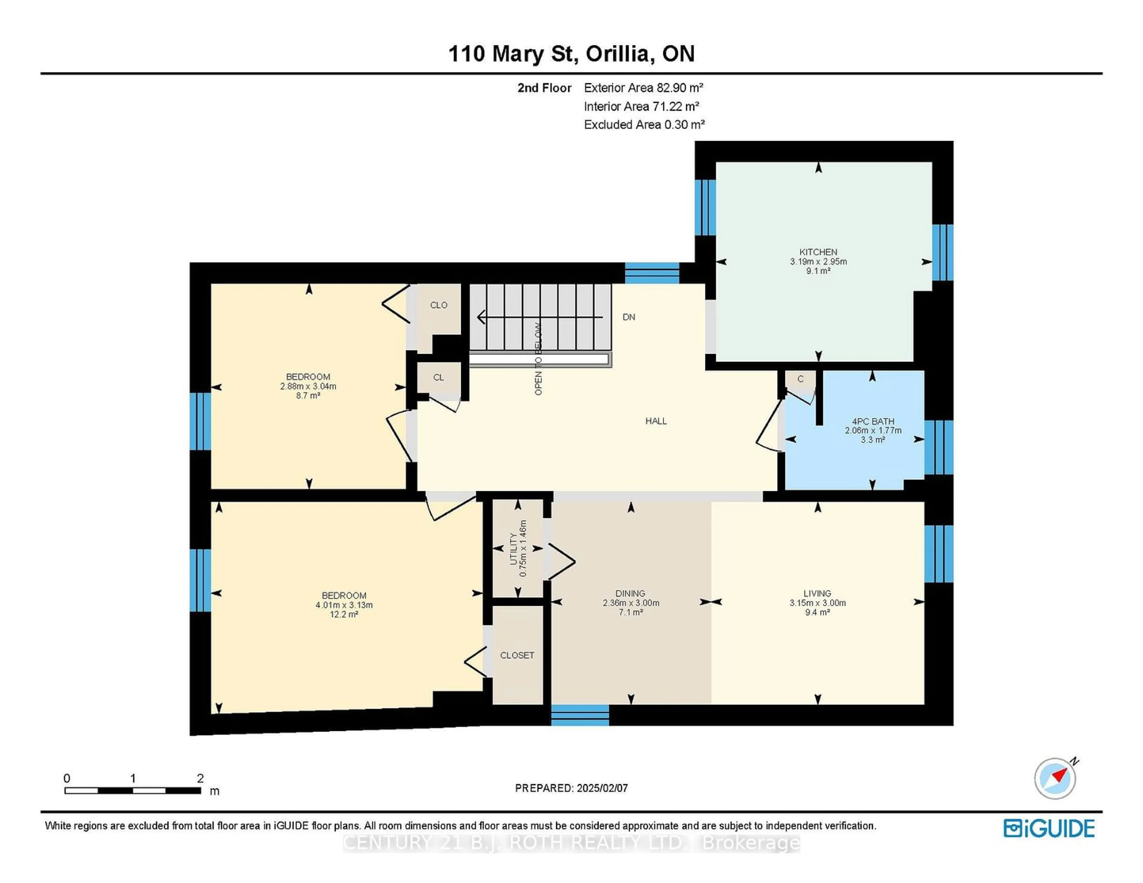 Floor plan for 110 Mary St, Orillia Ontario L3V 3E2