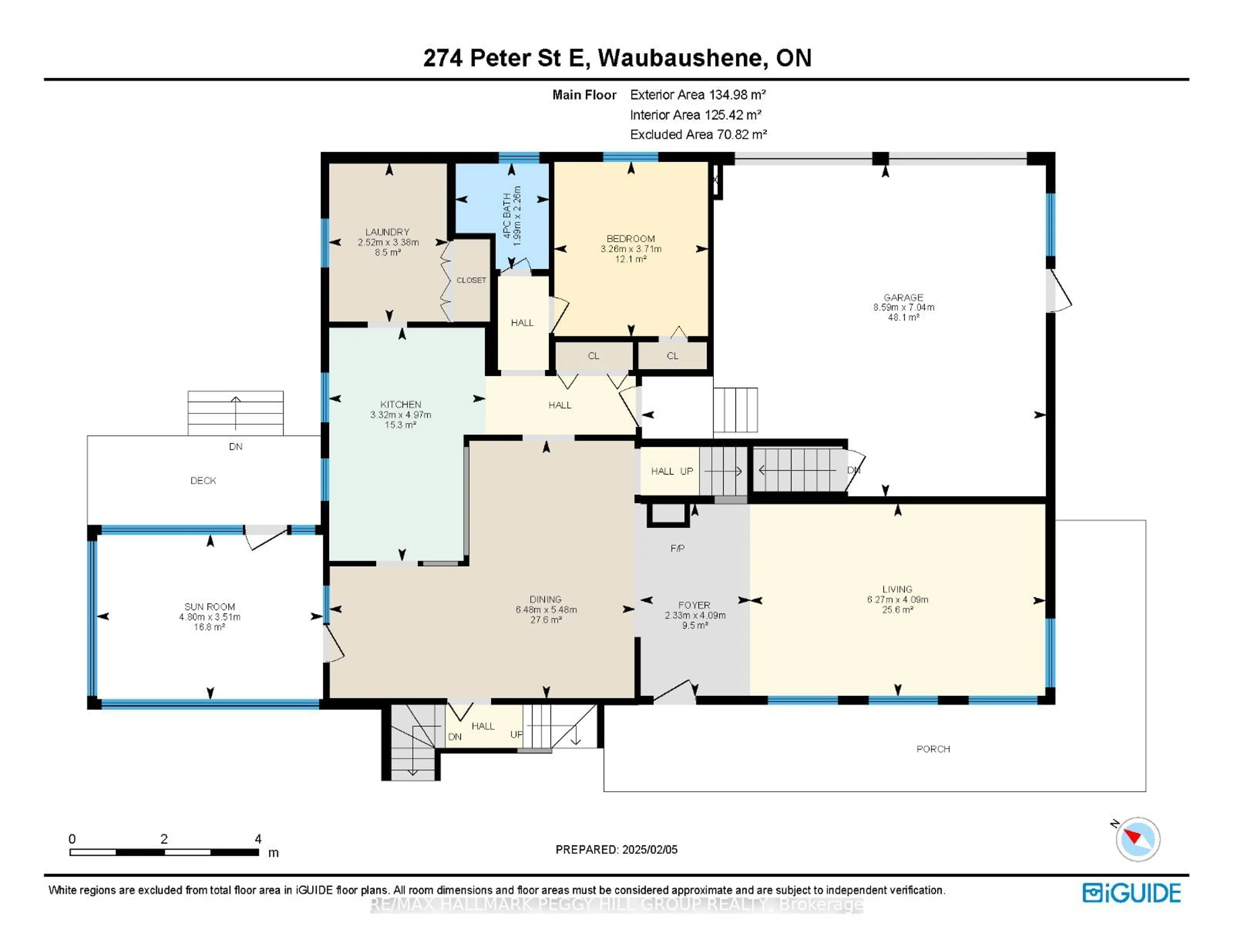 Floor plan for 274 Peter St, Oro-Medonte Ontario L0K 2C0