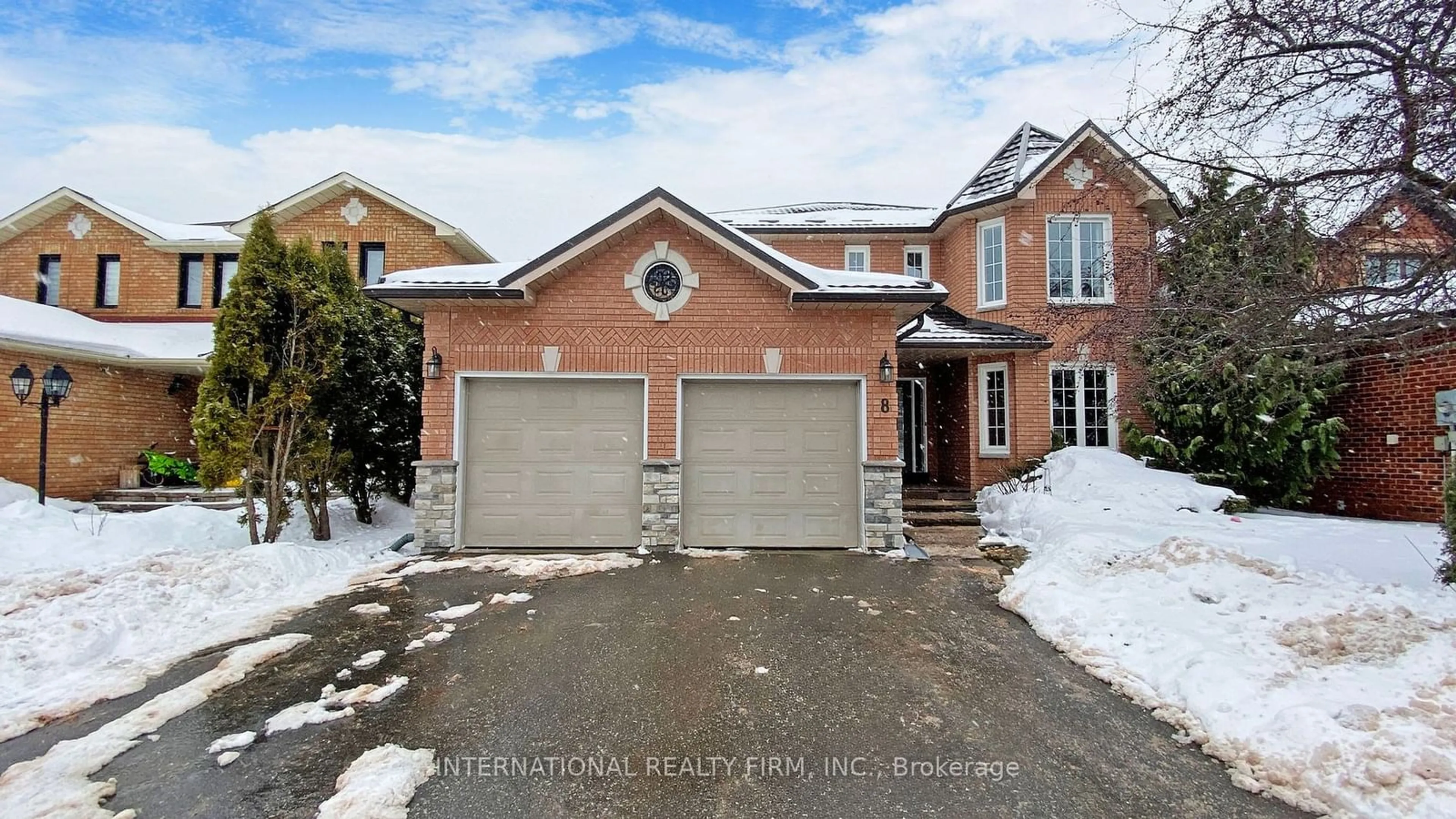 Home with brick exterior material, street for 8 Bishop Dr, Barrie Ontario L4N 6Y6