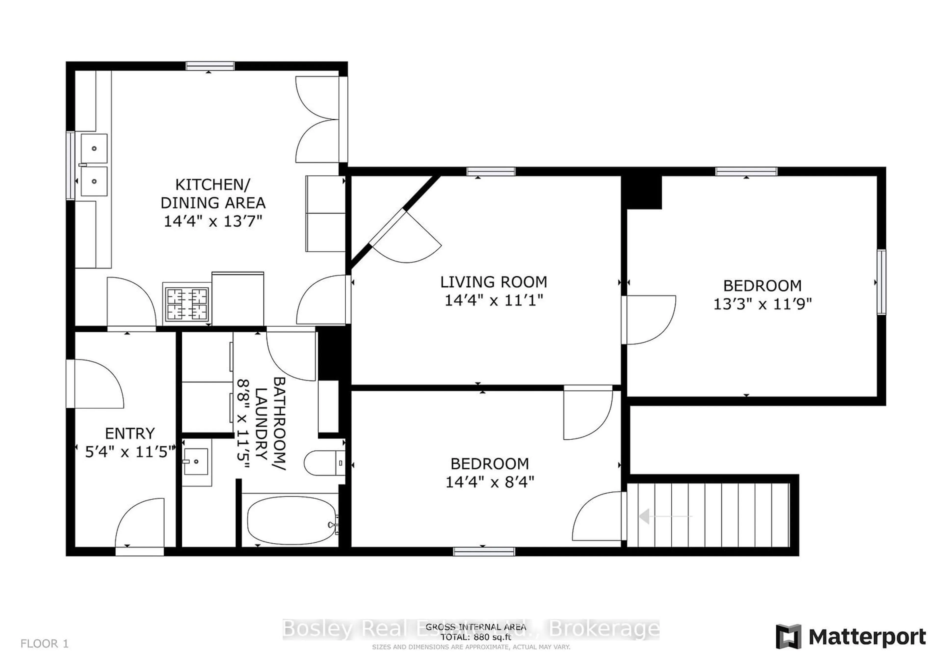 Floor plan for 381 Gloucester St, Midland Ontario L4R 1J2