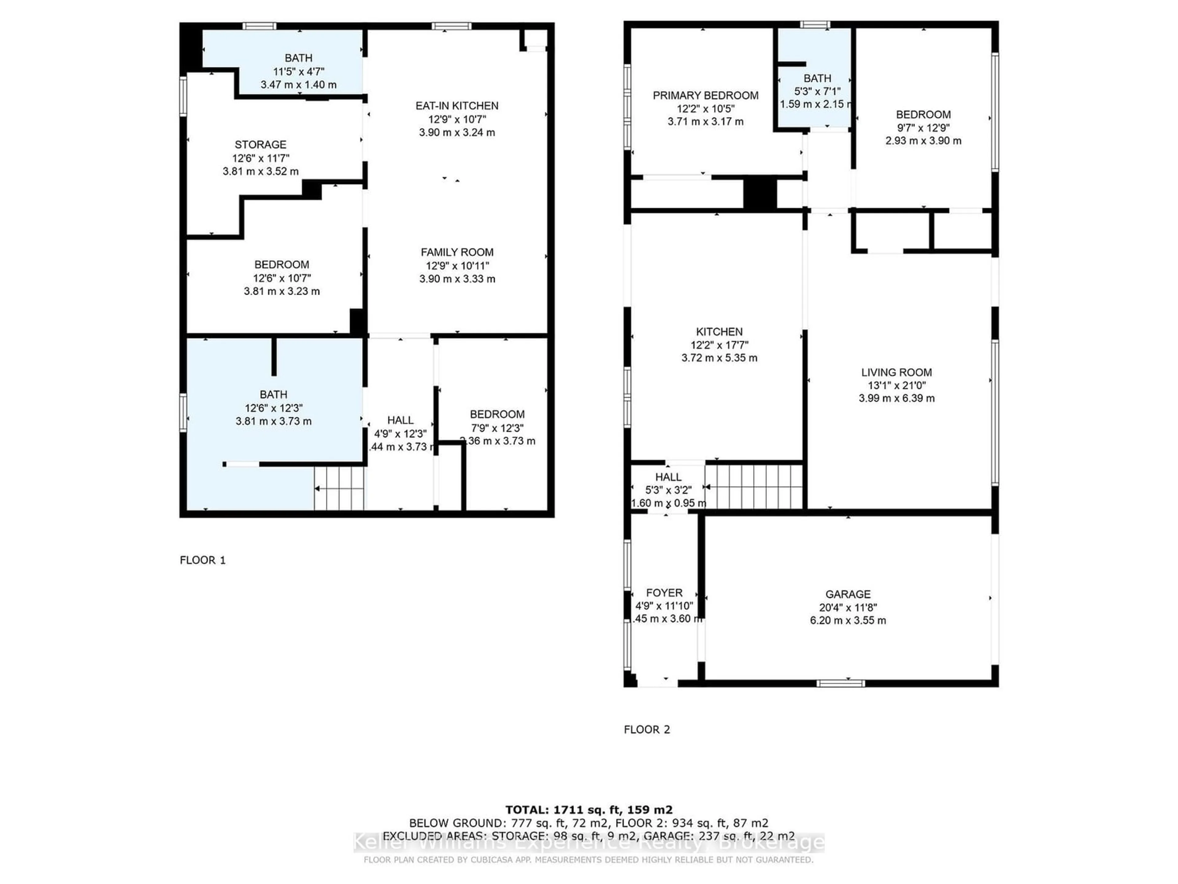 Floor plan for 768 Bay St, Midland Ontario L4R 1M4