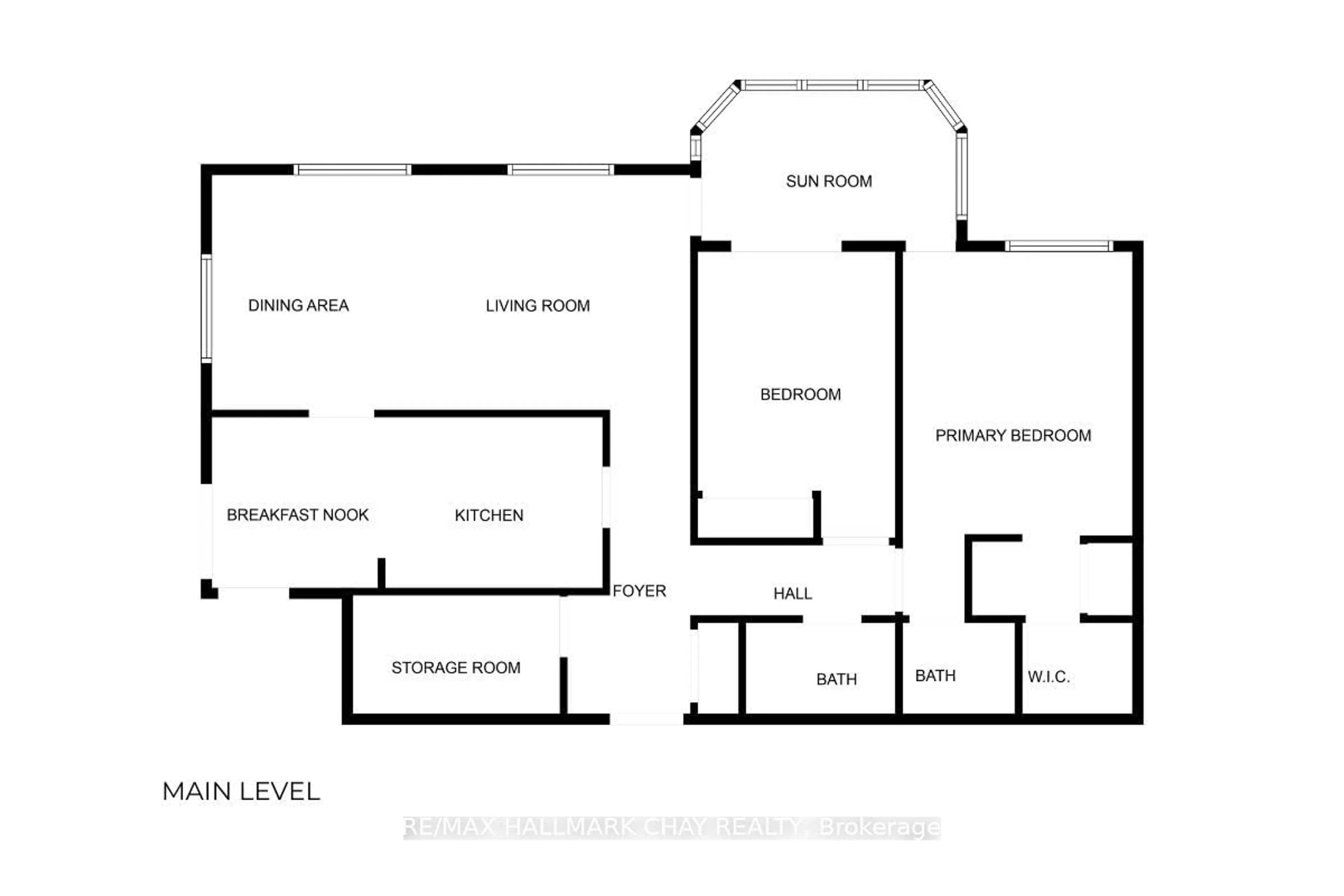 Floor plan for 291 Blake St #208, Barrie Ontario L4M 1K7