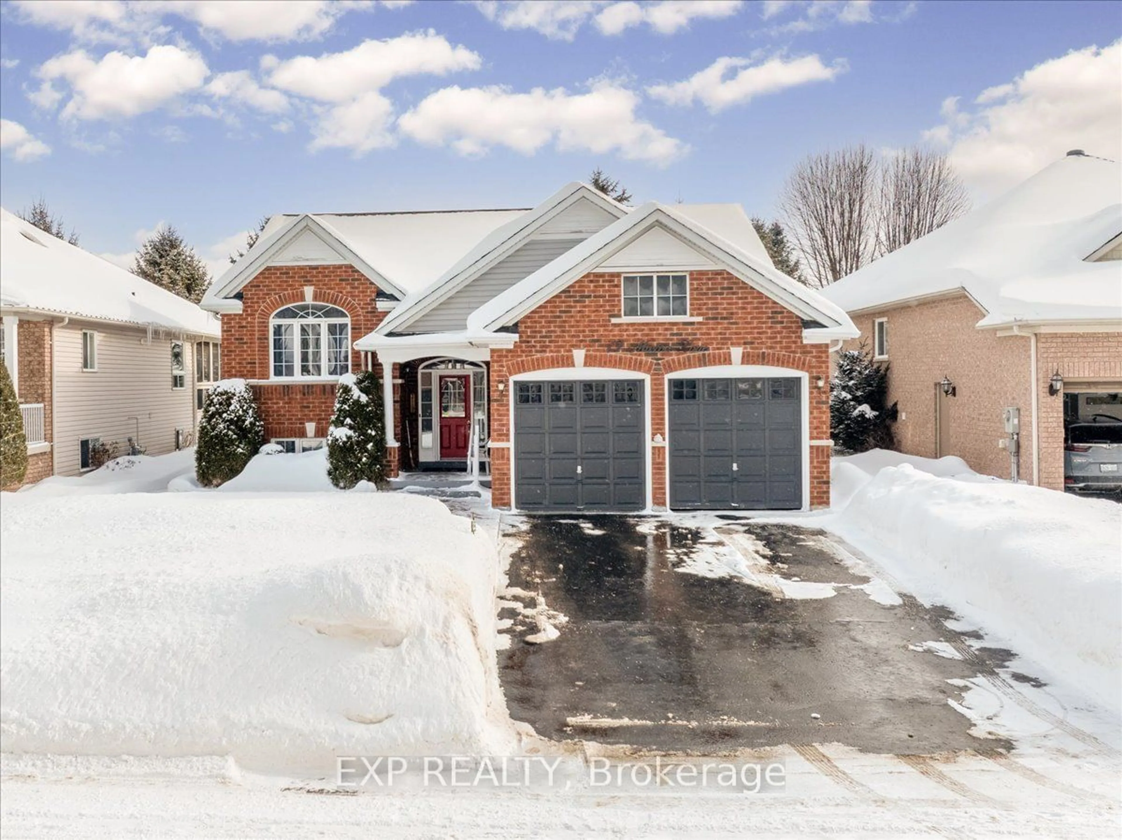 Home with brick exterior material, street for 13 Masters Lane, Wasaga Beach Ontario L9Z 1S9