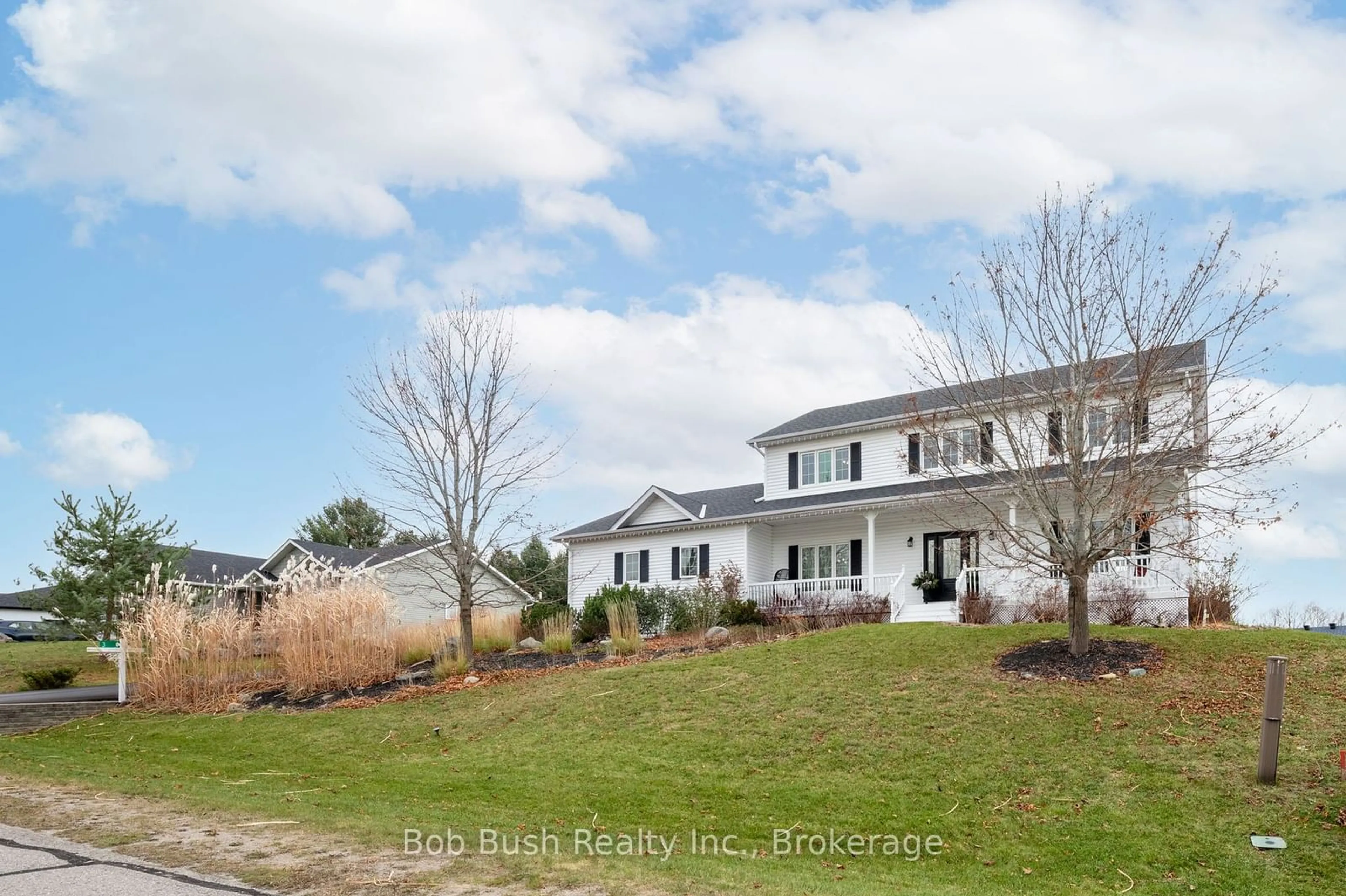 A pic from outside/outdoor area/front of a property/back of a property/a pic from drone, water/lake/river/ocean view for 3 BRECHIN Cres, Oro-Medonte Ontario L0K 1N0