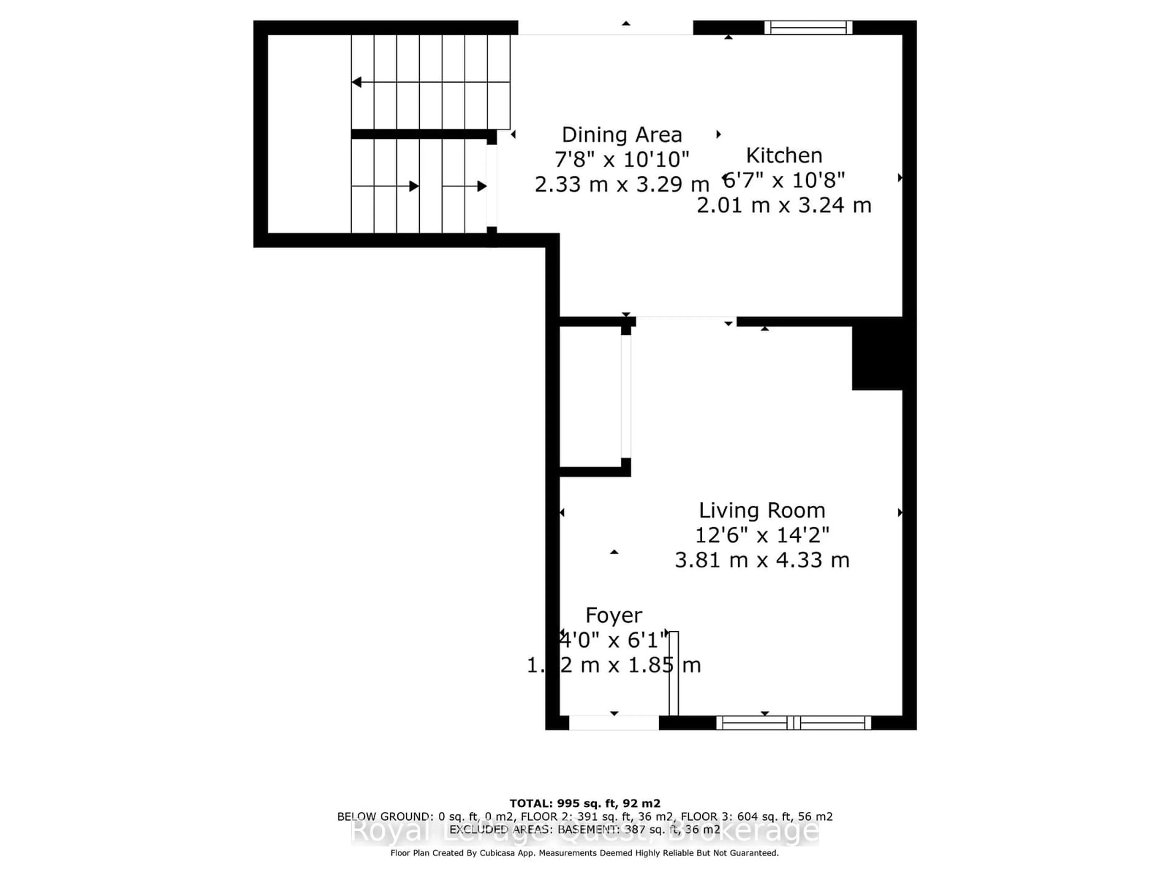 Floor plan for 800 WEST RIDGE Blvd #127, Orillia Ontario L3V 0A1