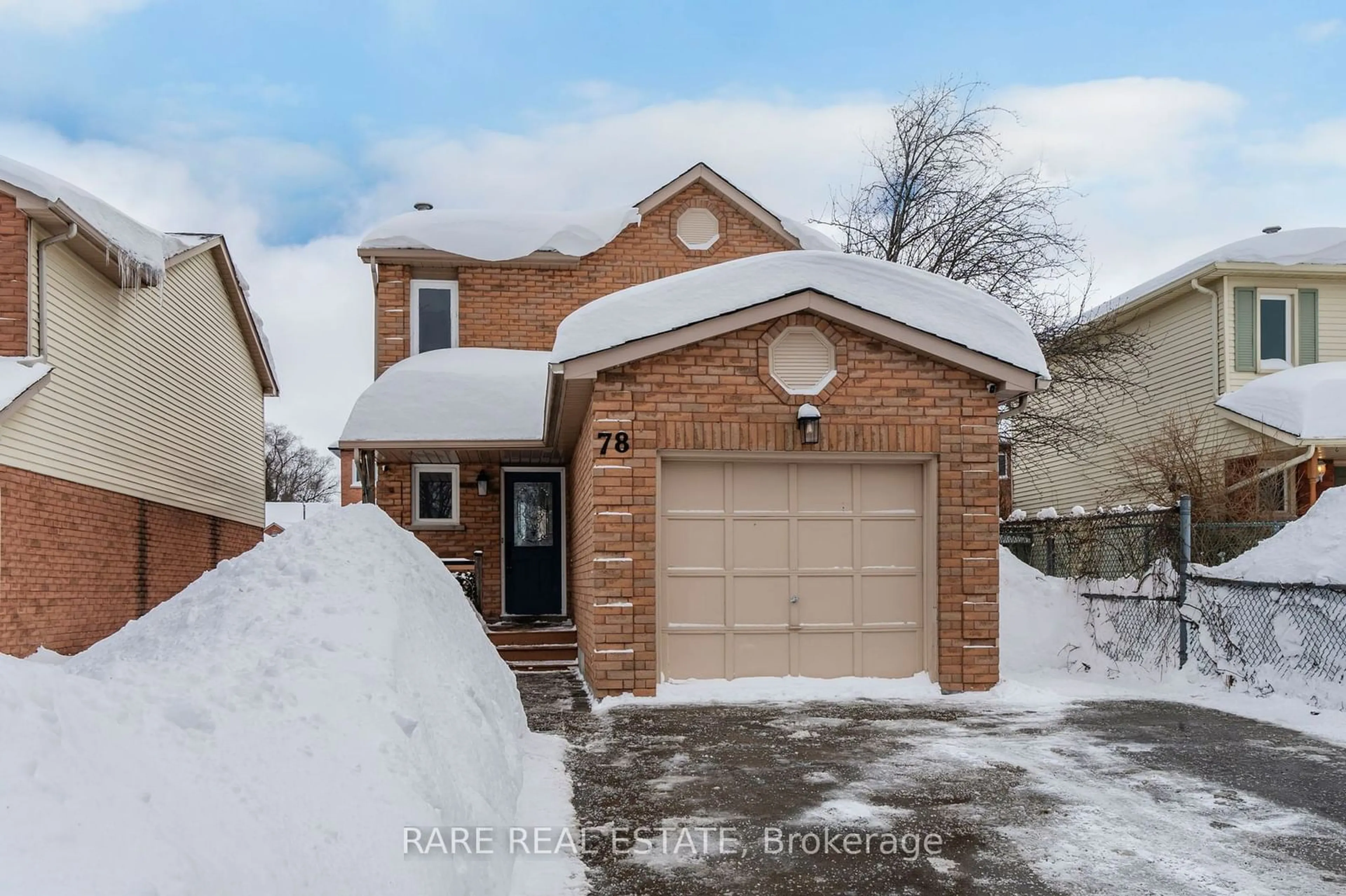 Home with brick exterior material, street for 78 Hadden Cres, Barrie Ontario L4M 6G7