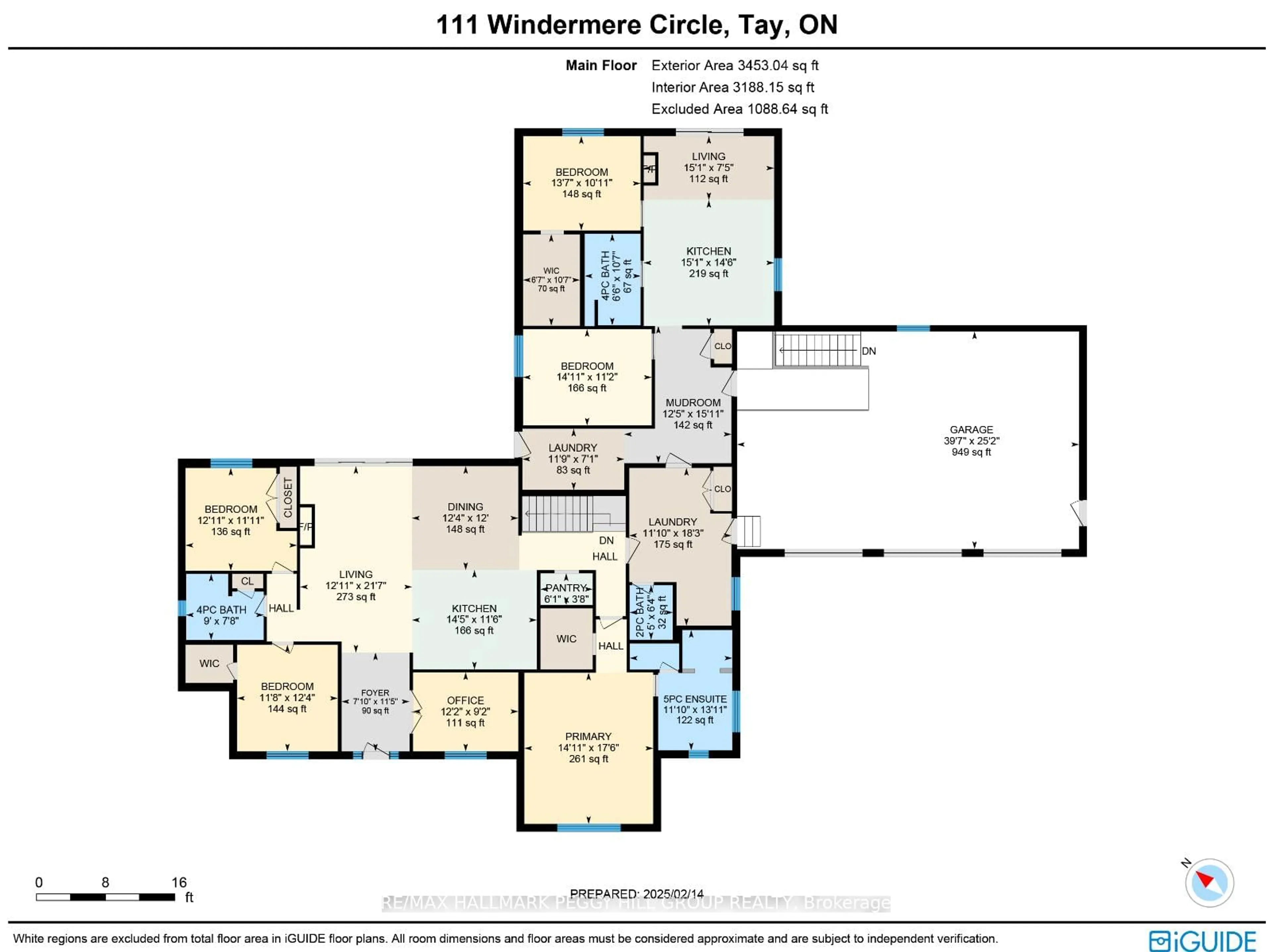 Floor plan for 111 Windermere Circ, Tay Ontario L4R 0C3