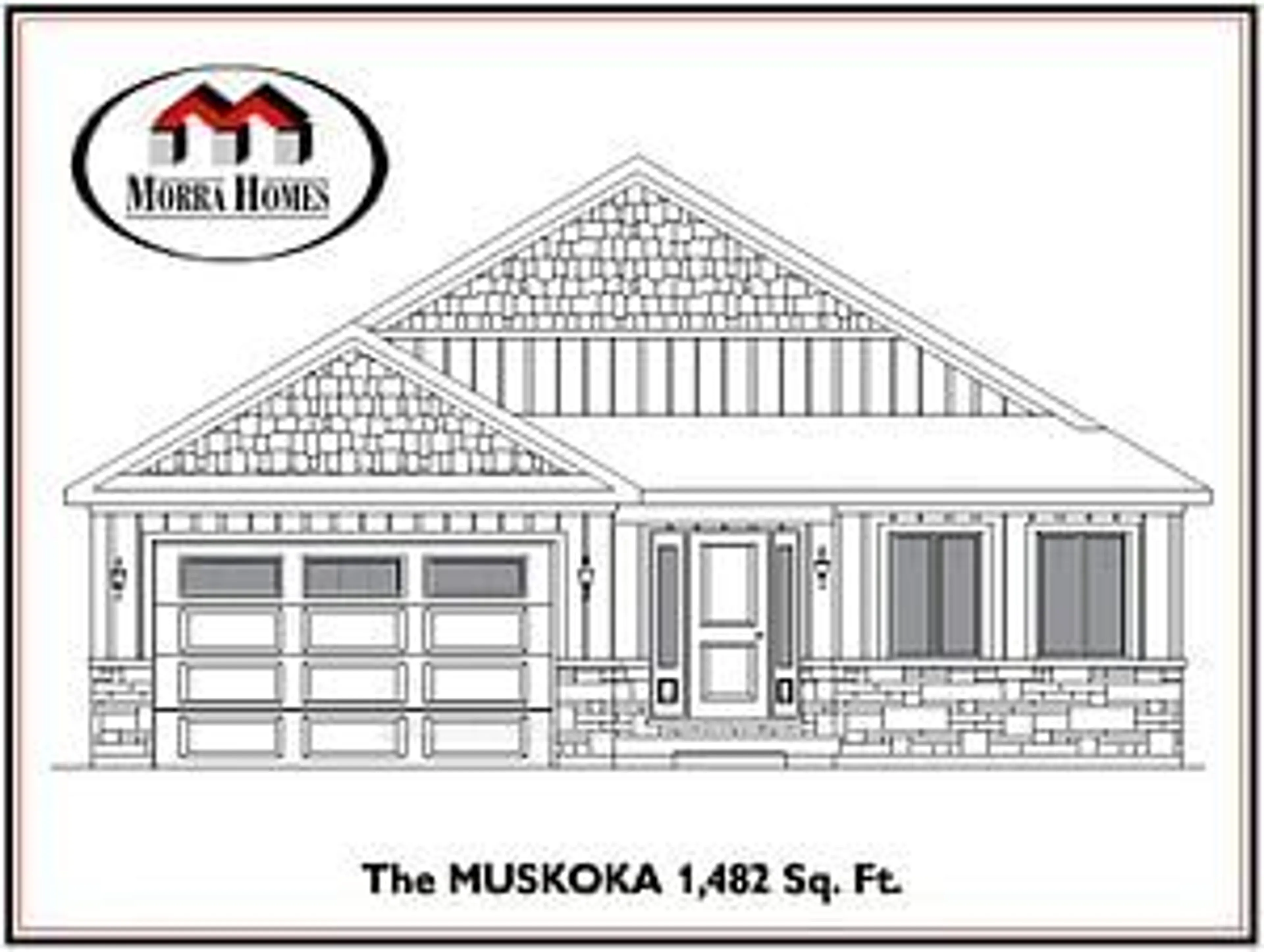 Home with brick exterior material, building for Lot 36 Harold Ave, Severn Ontario L0K 1E0