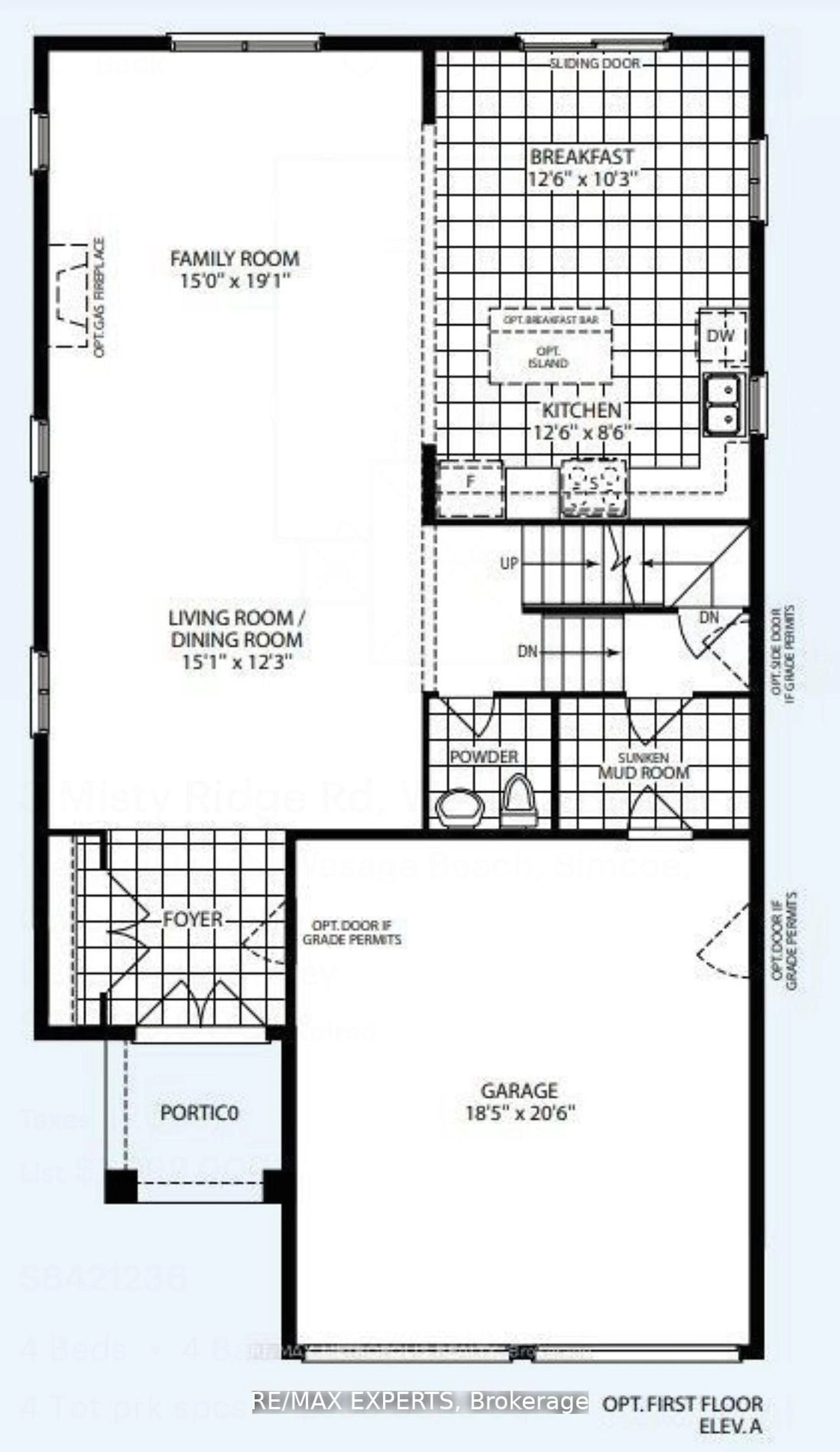 Floor plan for 3 Misty Ridge Rd, Wasaga Beach Ontario L0M 1S0