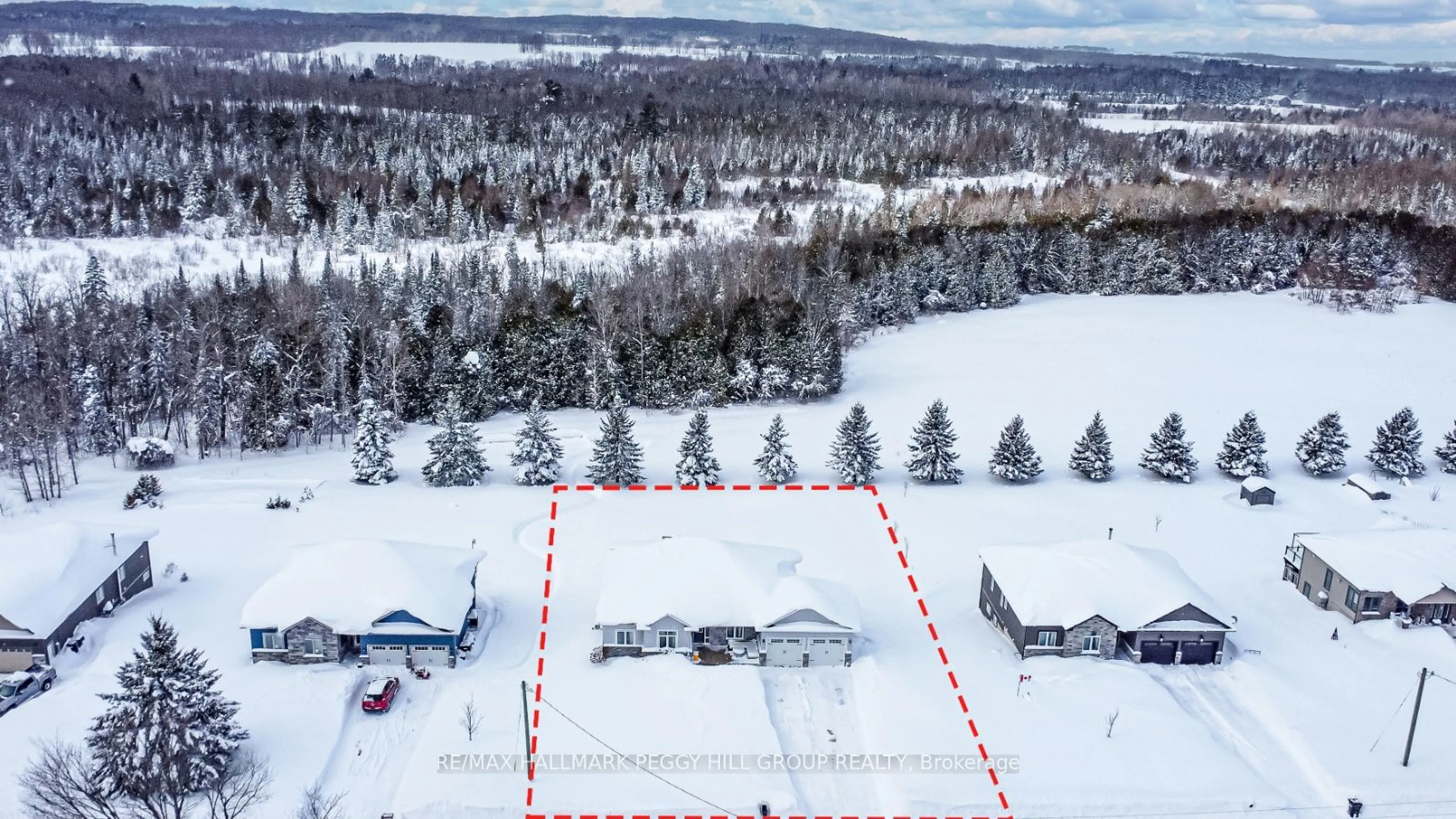 A pic from outside/outdoor area/front of a property/back of a property/a pic from drone, unknown for 1424 15/16 Sideroad, Oro-Medonte Ontario L0L 1T0