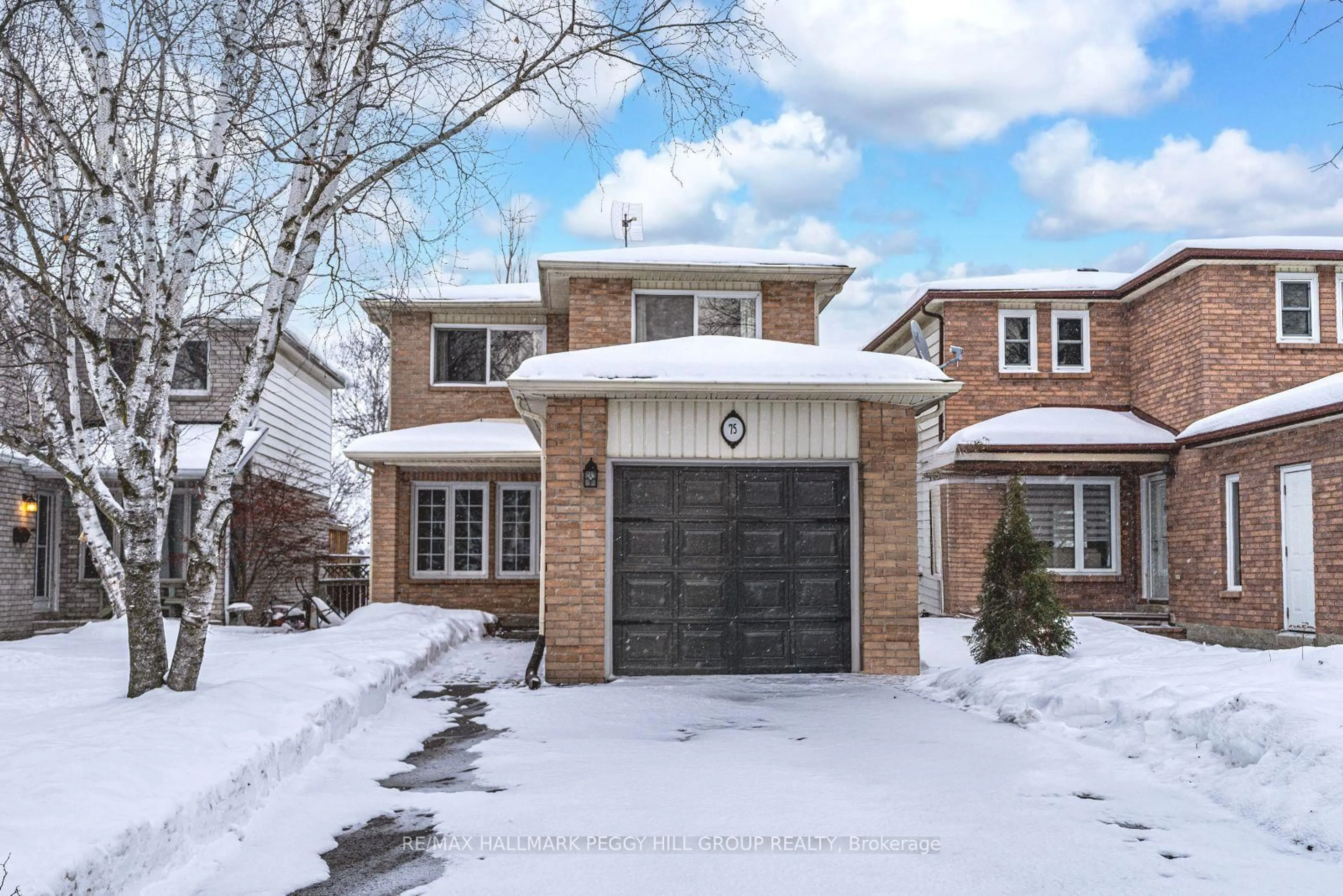 Home with brick exterior material, street for 75 Garden Dr, Barrie Ontario L4N 5T9