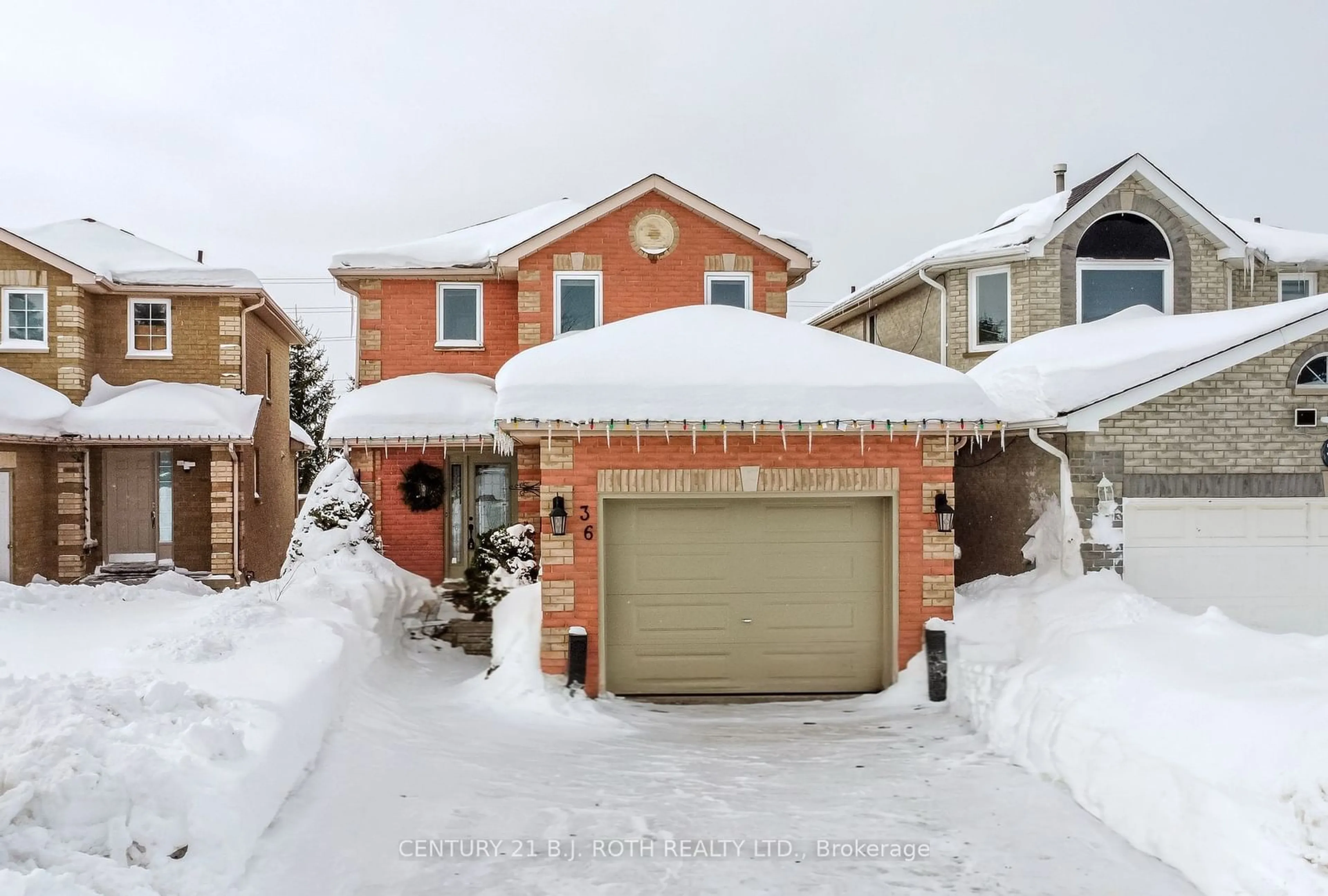 Home with brick exterior material, street for 36 Sundew Dr, Barrie Ontario L4N 9L8