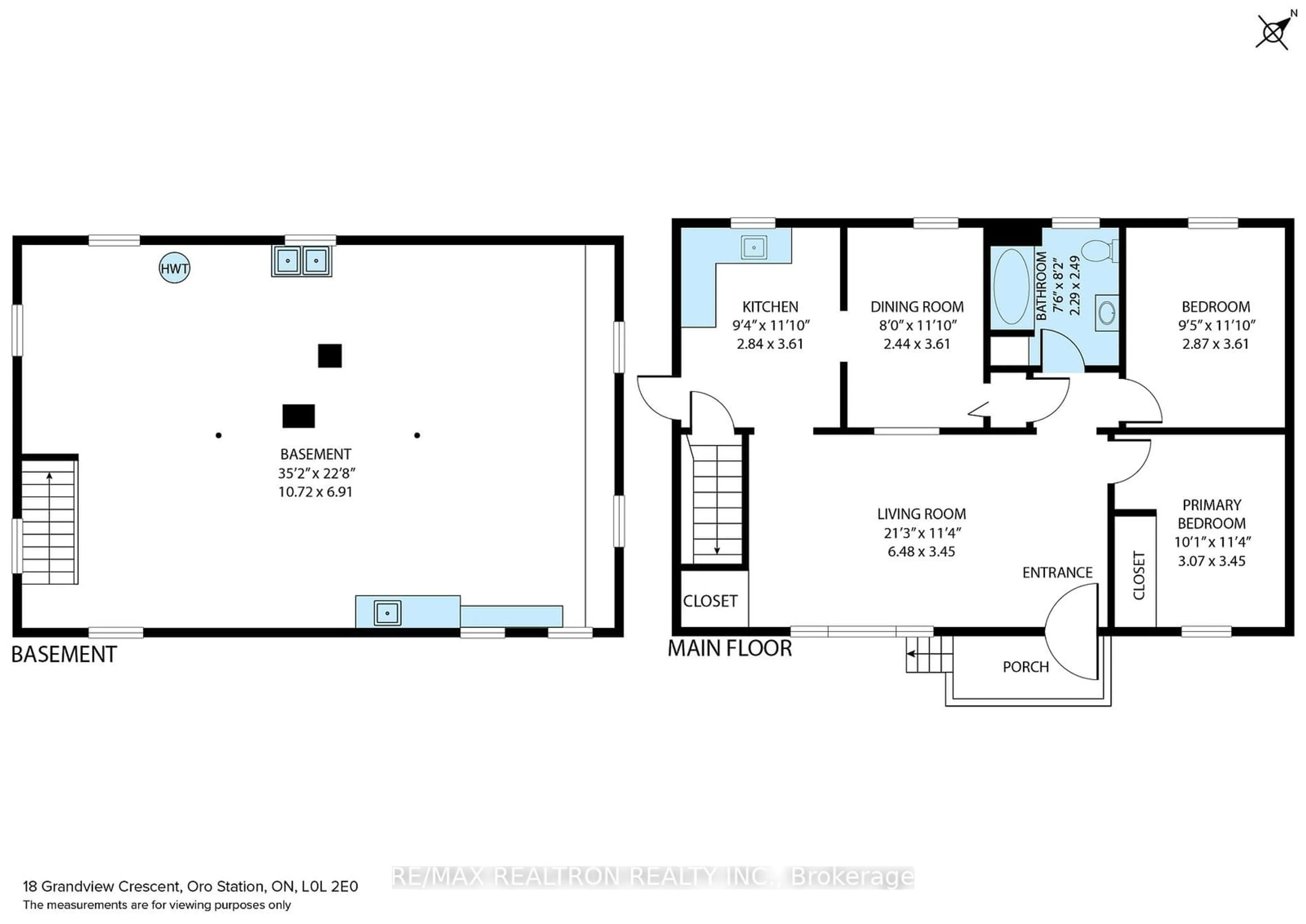 Floor plan for 18 Grandview Cres, Oro-Medonte Ontario L0L 2E0