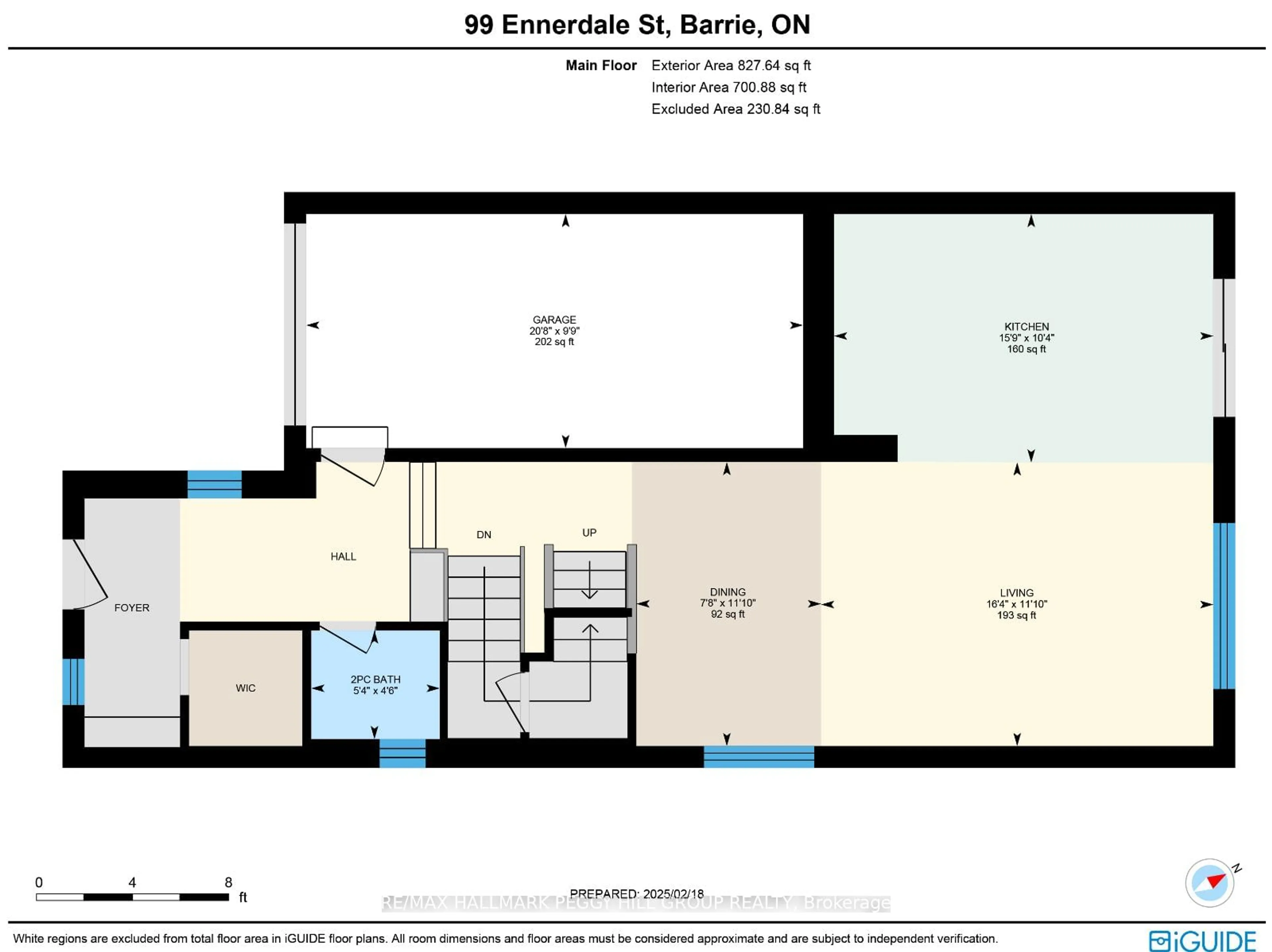 Floor plan for 99 Ennerdale St, Barrie Ontario L9J 0Z9