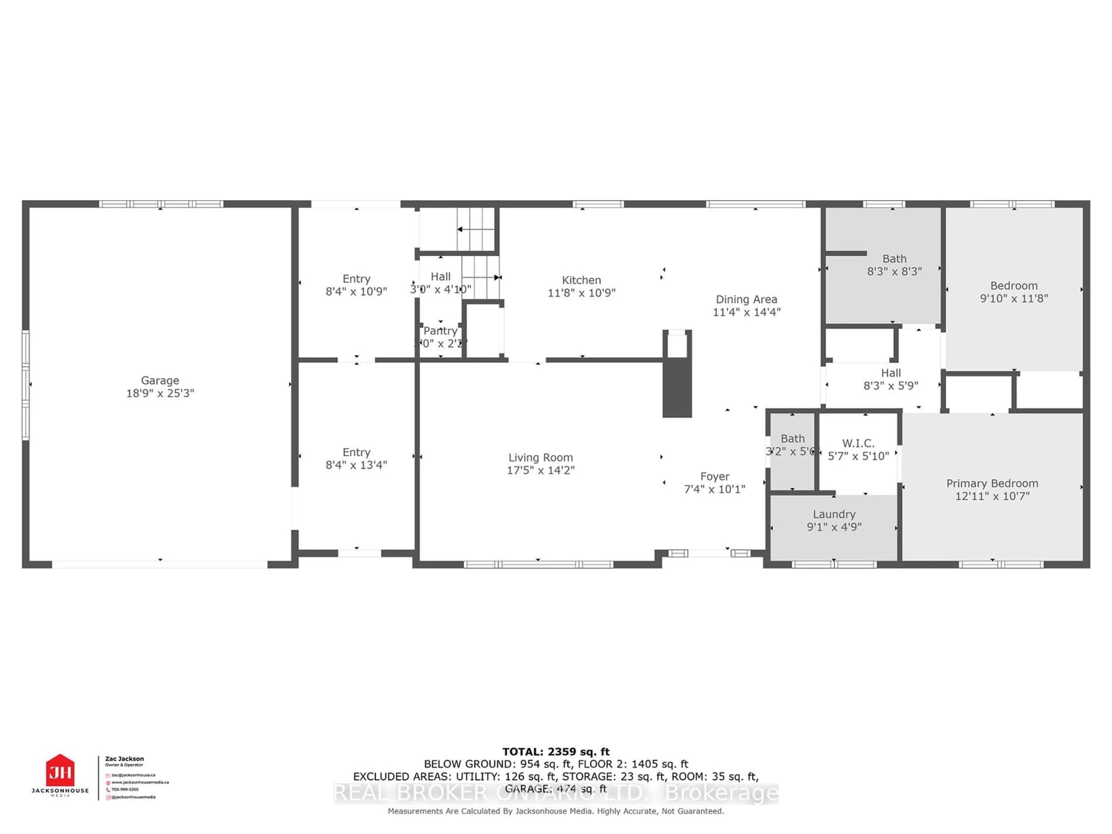 Floor plan for 21 John St, Springwater Ontario L0L 1P0