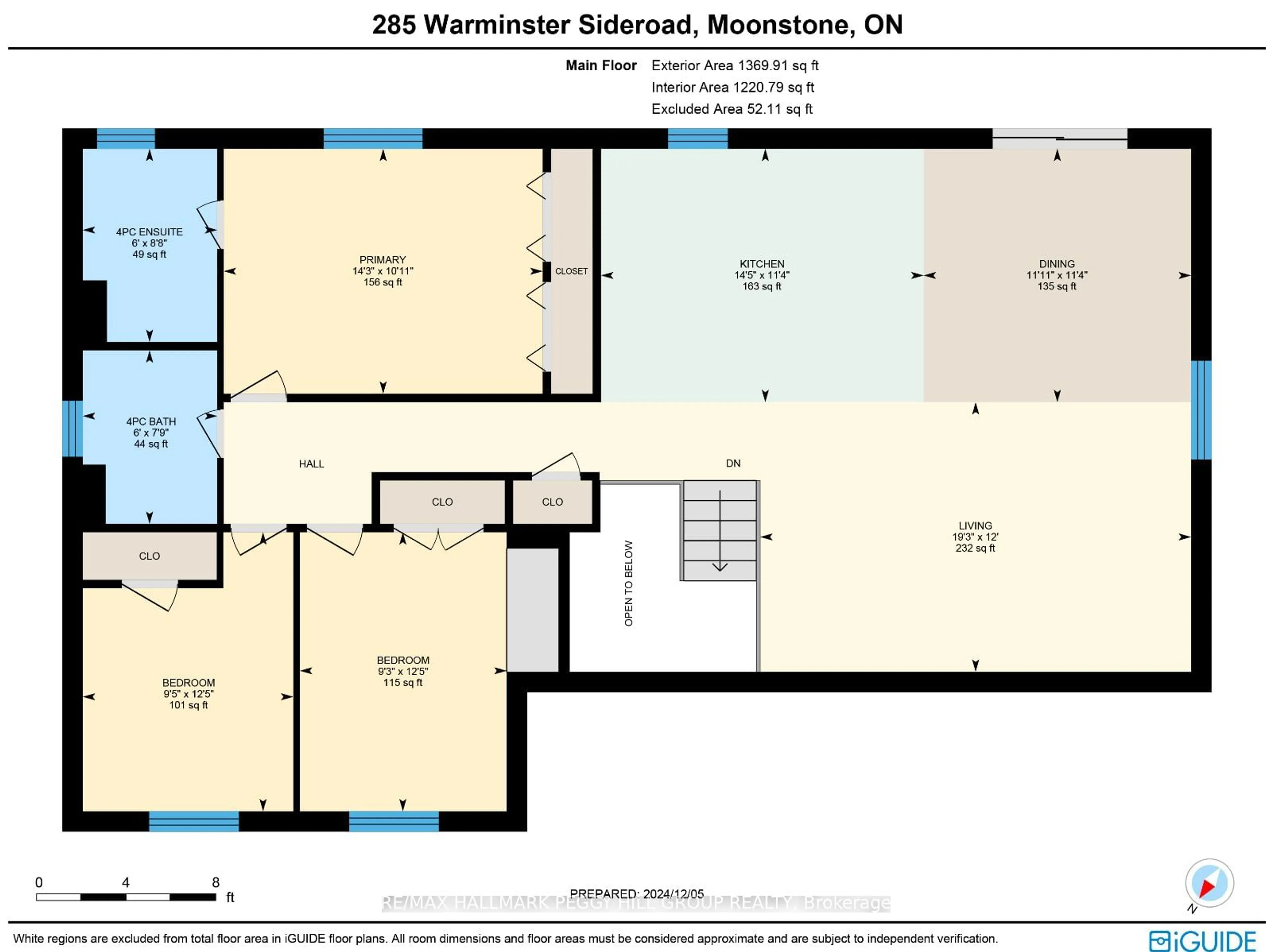 Floor plan for 285 Warminster Sdrd, Oro-Medonte Ontario L0K 1E0