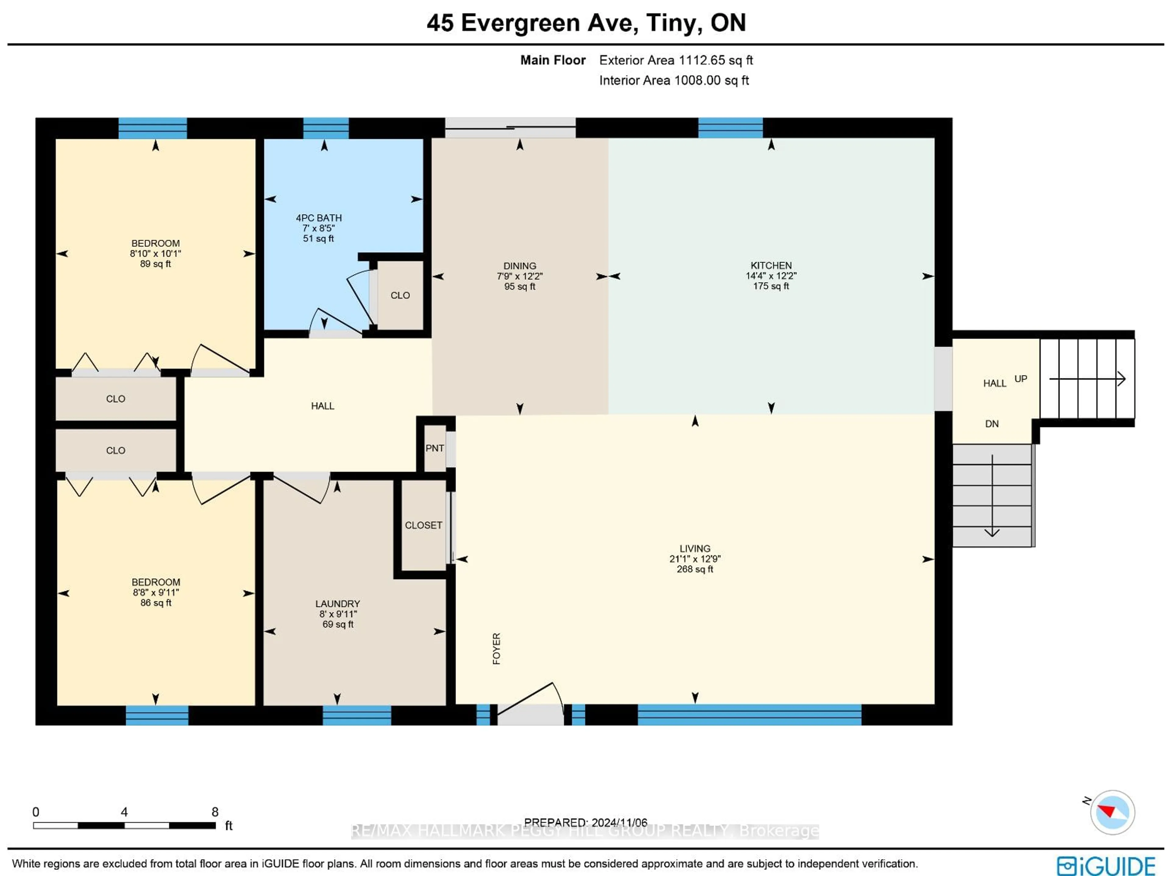 Floor plan for 45 EVERGREEN Ave, Tiny Ontario L0L 1P0