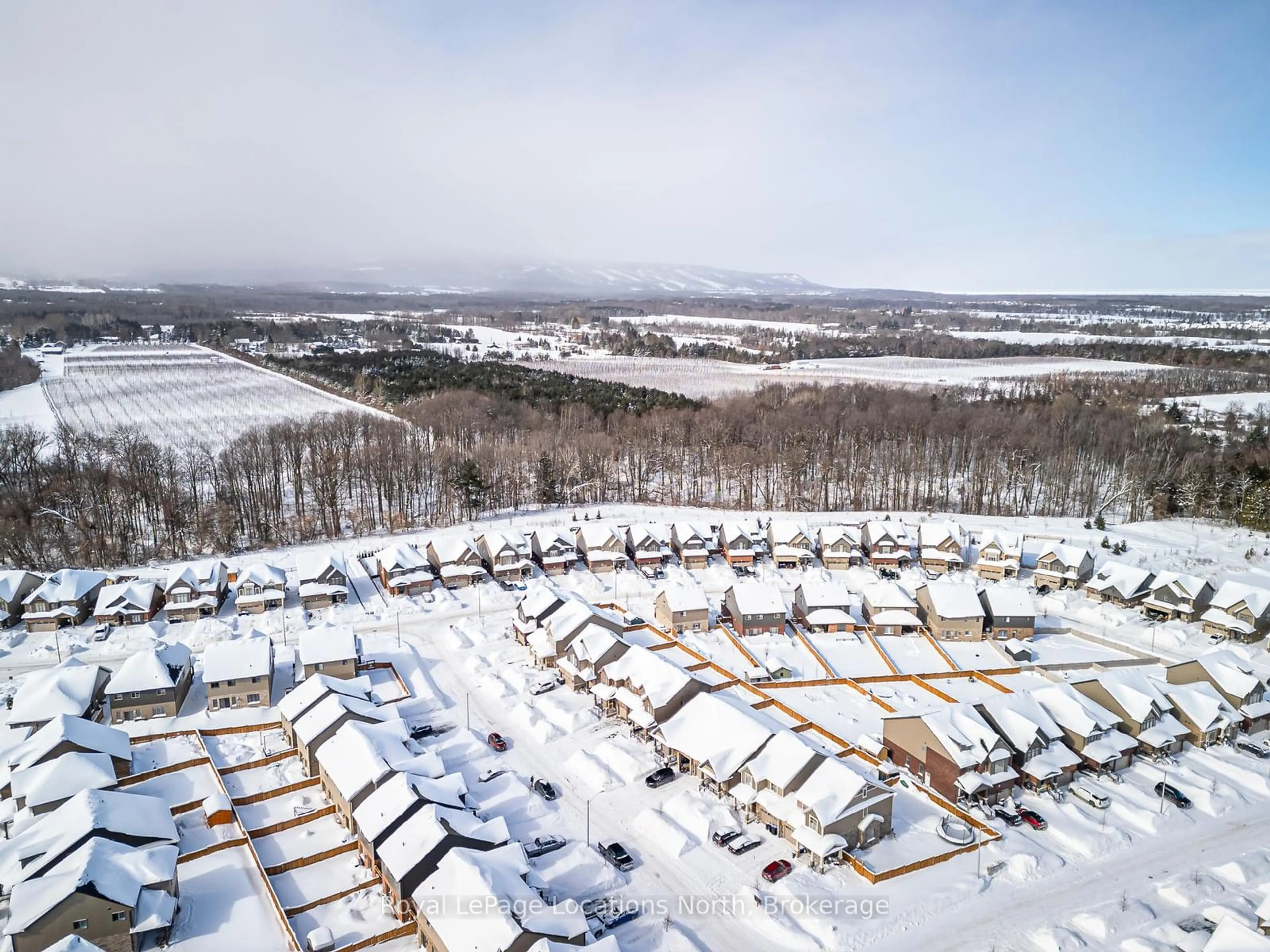 A pic from outside/outdoor area/front of a property/back of a property/a pic from drone, mountain view for 110 Archer Ave, Collingwood Ontario L9Y 3B7