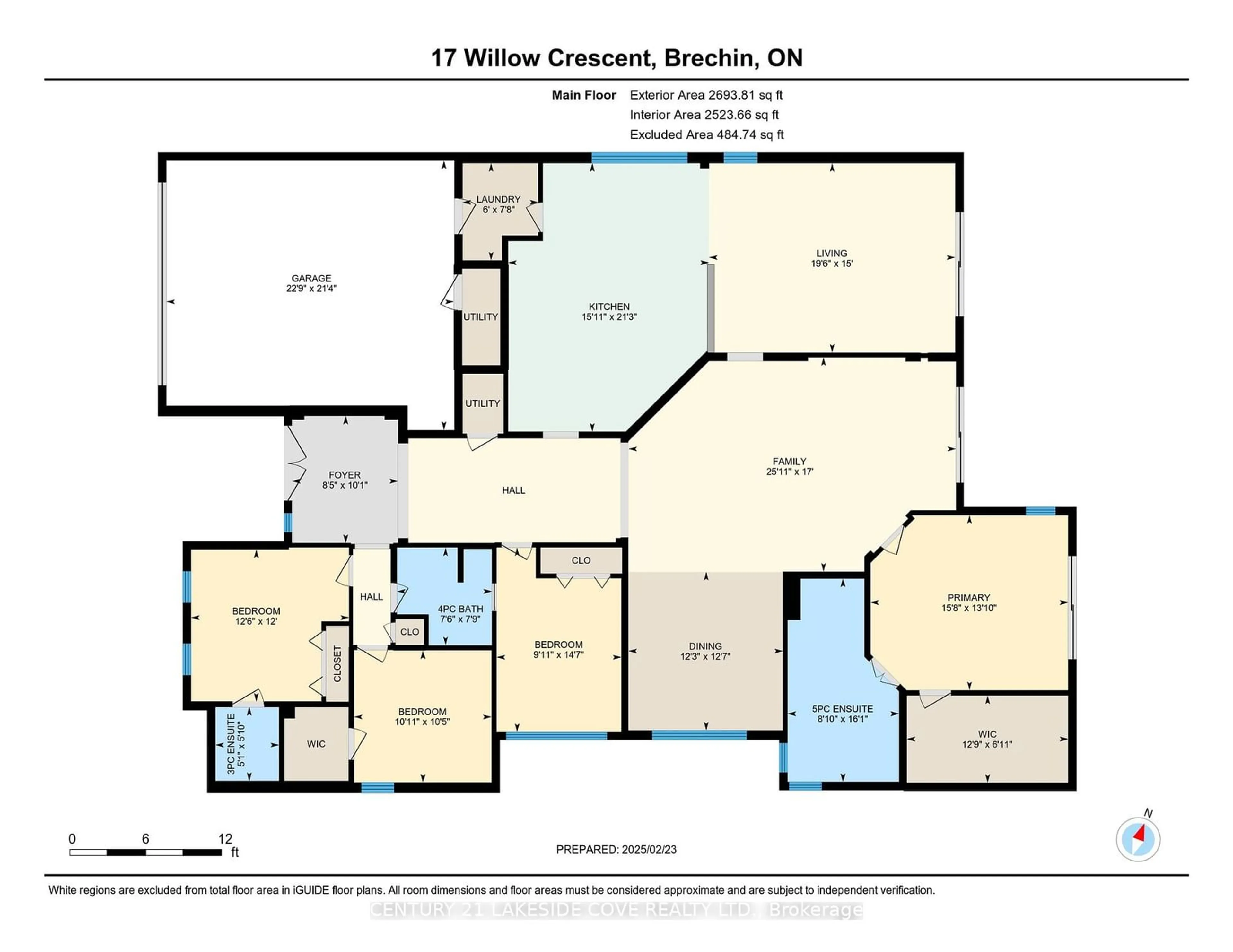 Floor plan for 17 Willow Cres, Ramara Ontario L0K 1B0