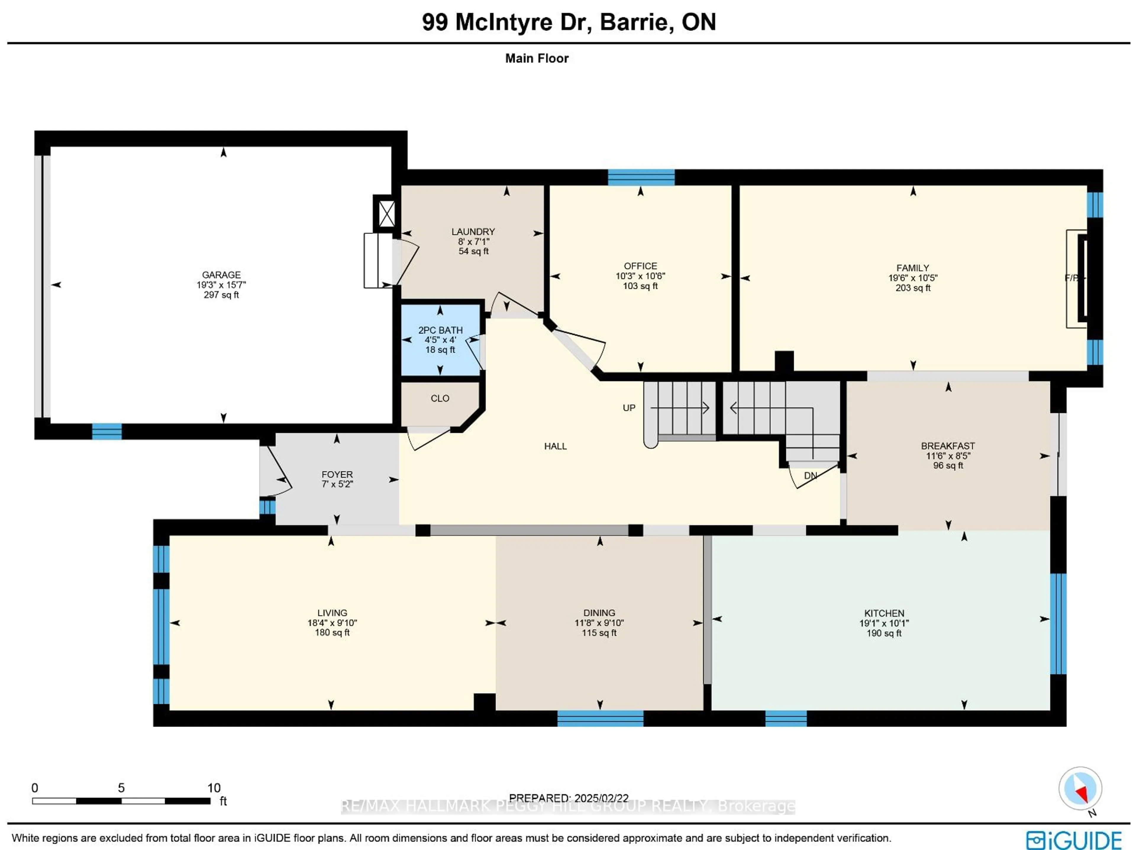 Floor plan for 99 McIntyre Dr, Barrie Ontario L4N 4K6