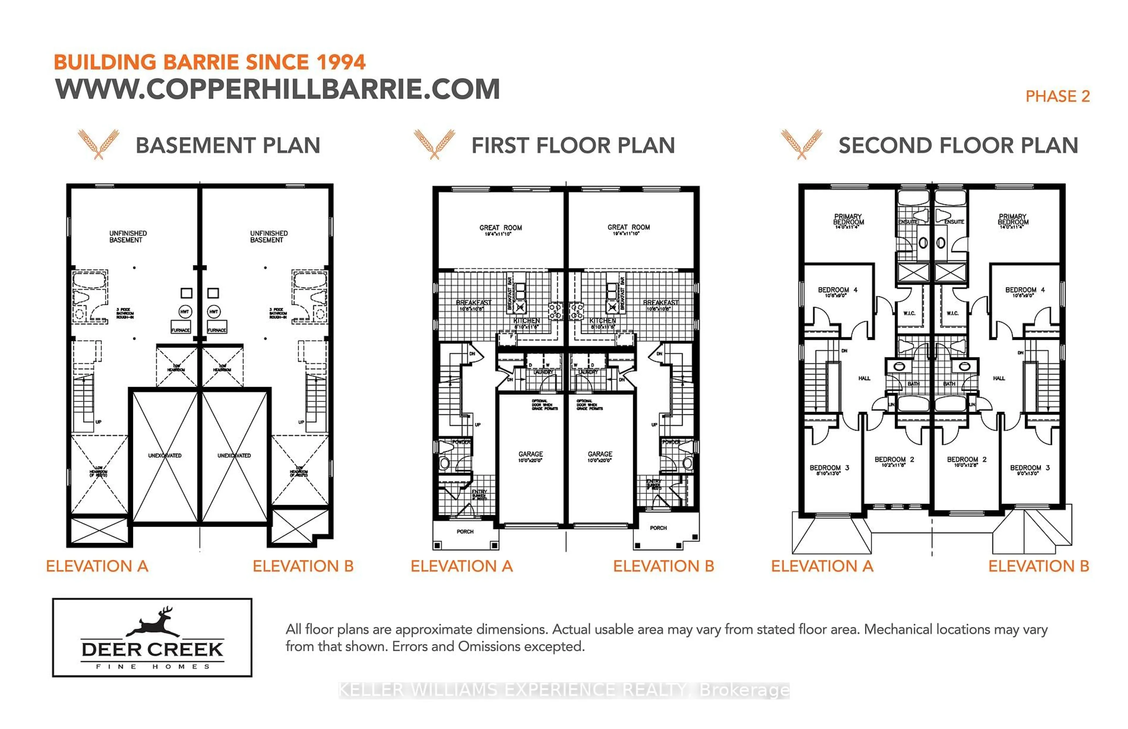 Floor plan for 52 Sagewood Ave, Barrie Ontario L9J 0K5