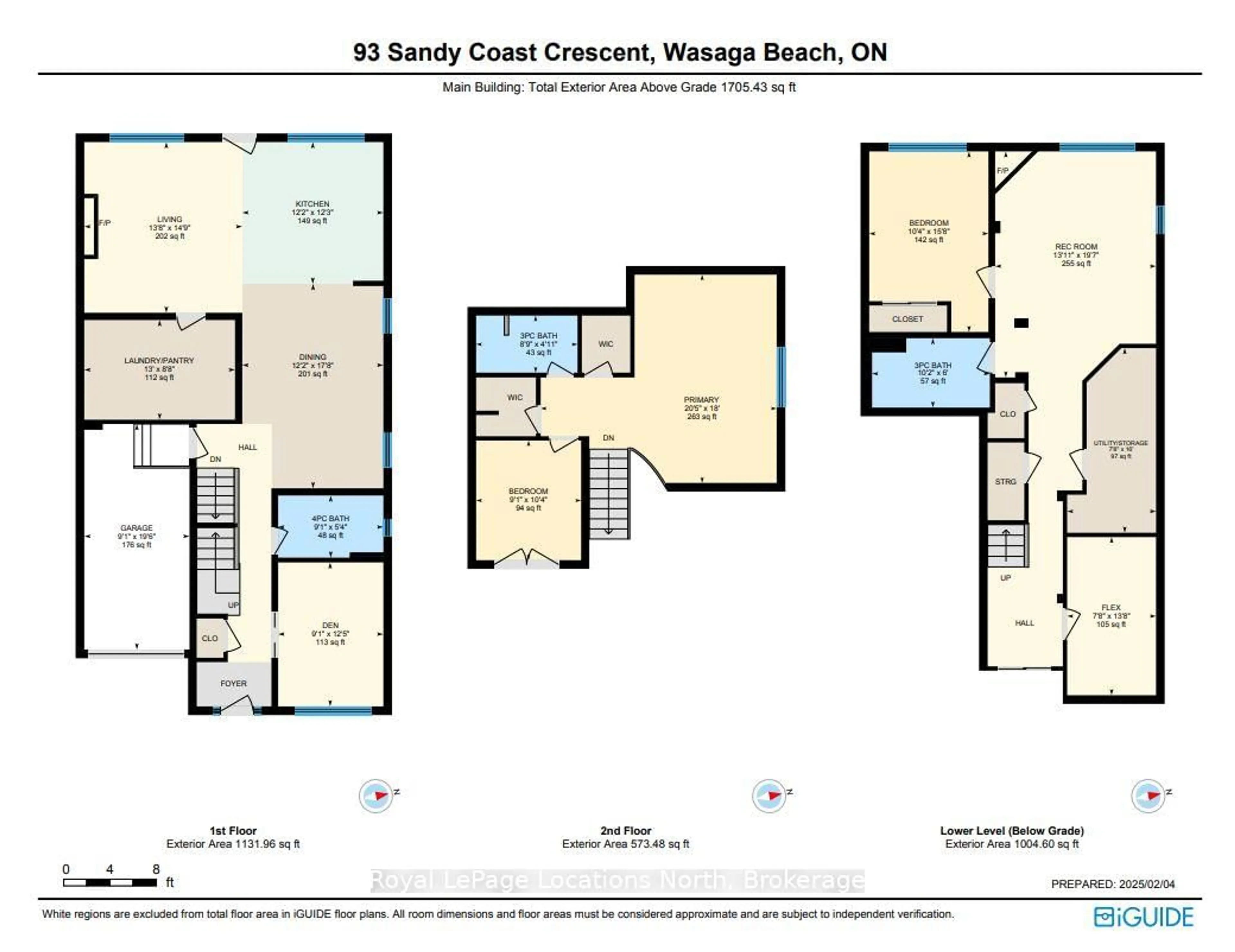 Floor plan for 93 Sandy Coast Cres, Wasaga Beach Ontario L9Z 0G1