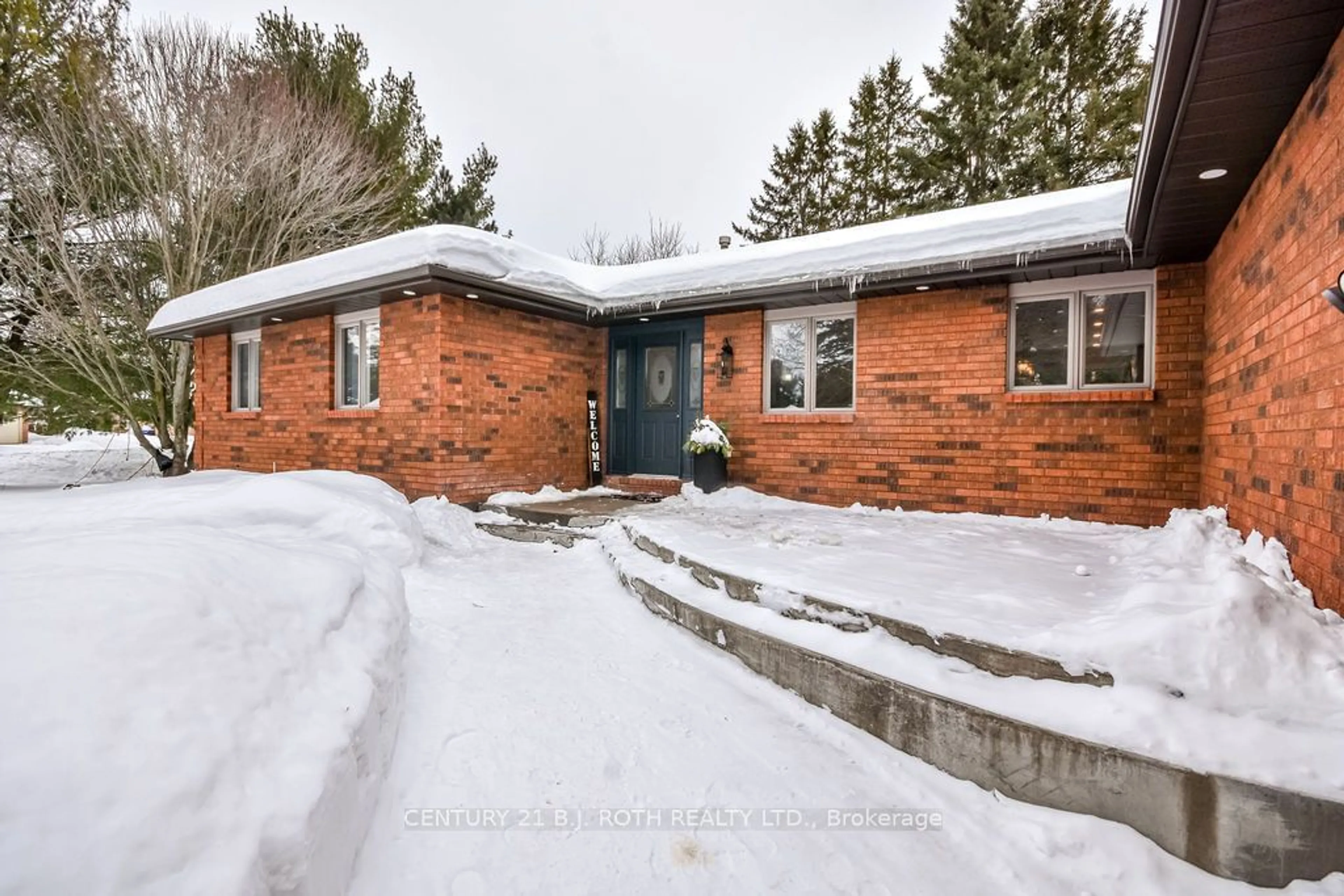 Home with brick exterior material, street for 46 Holloway Lane, Springwater Ontario L0L 1X1