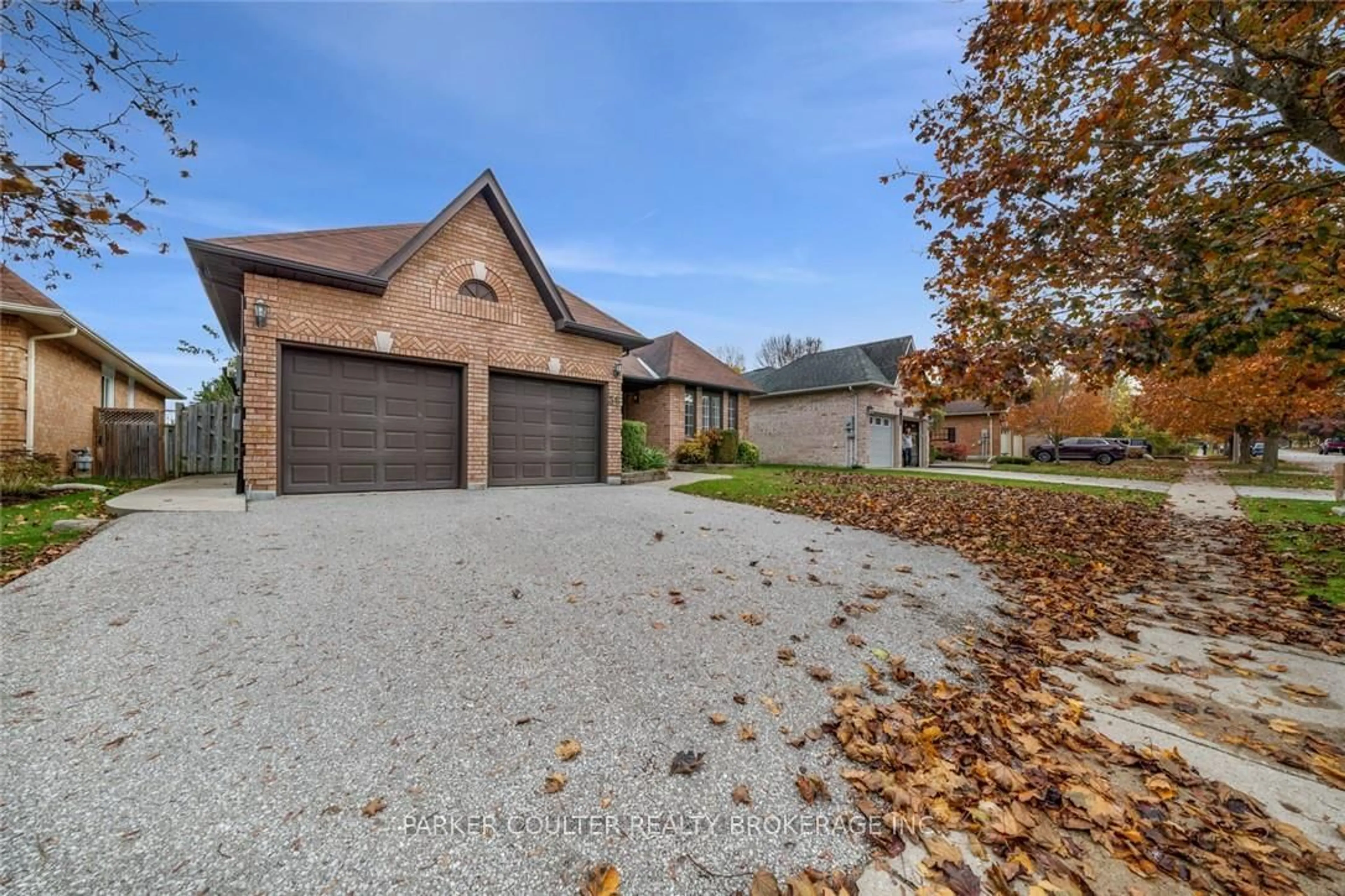 Home with brick exterior material, street for 56 Bishop Dr, Barrie Ontario L4N 6Y4