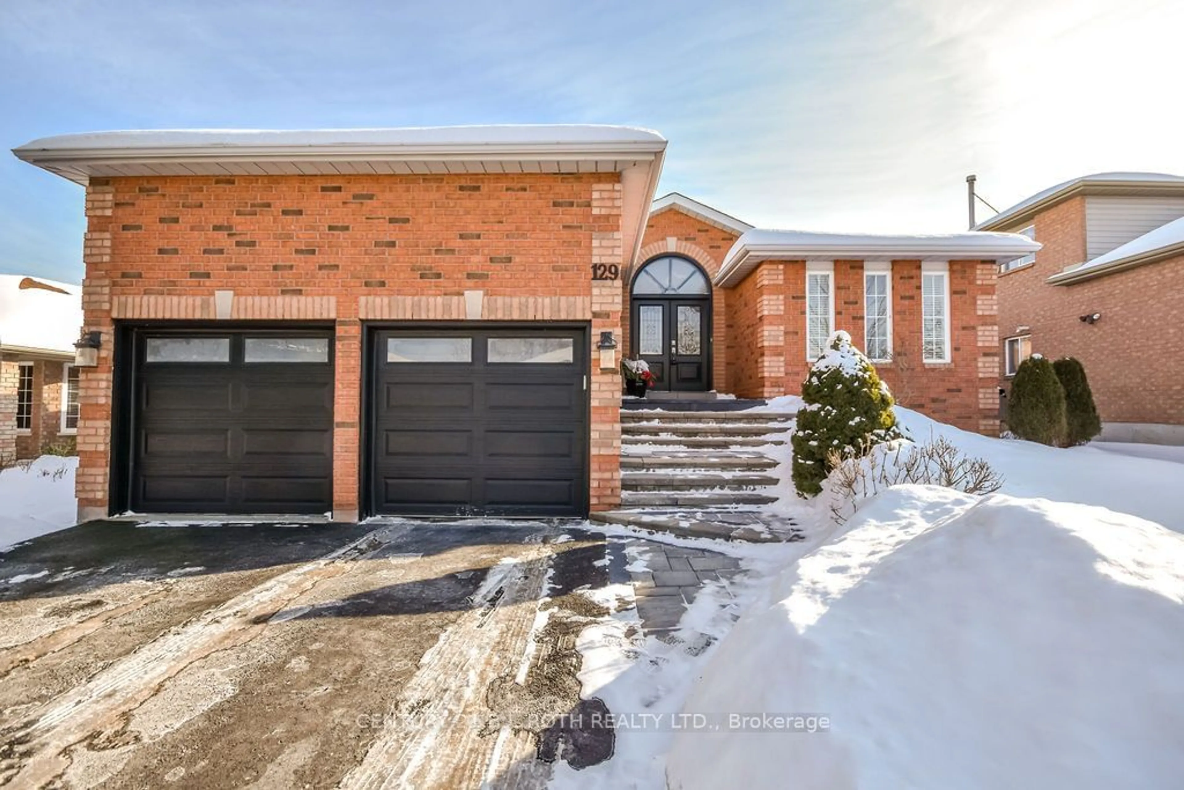 Home with brick exterior material, street for 129 GOLDEN MEADOW Rd, Barrie Ontario L4N 8K3