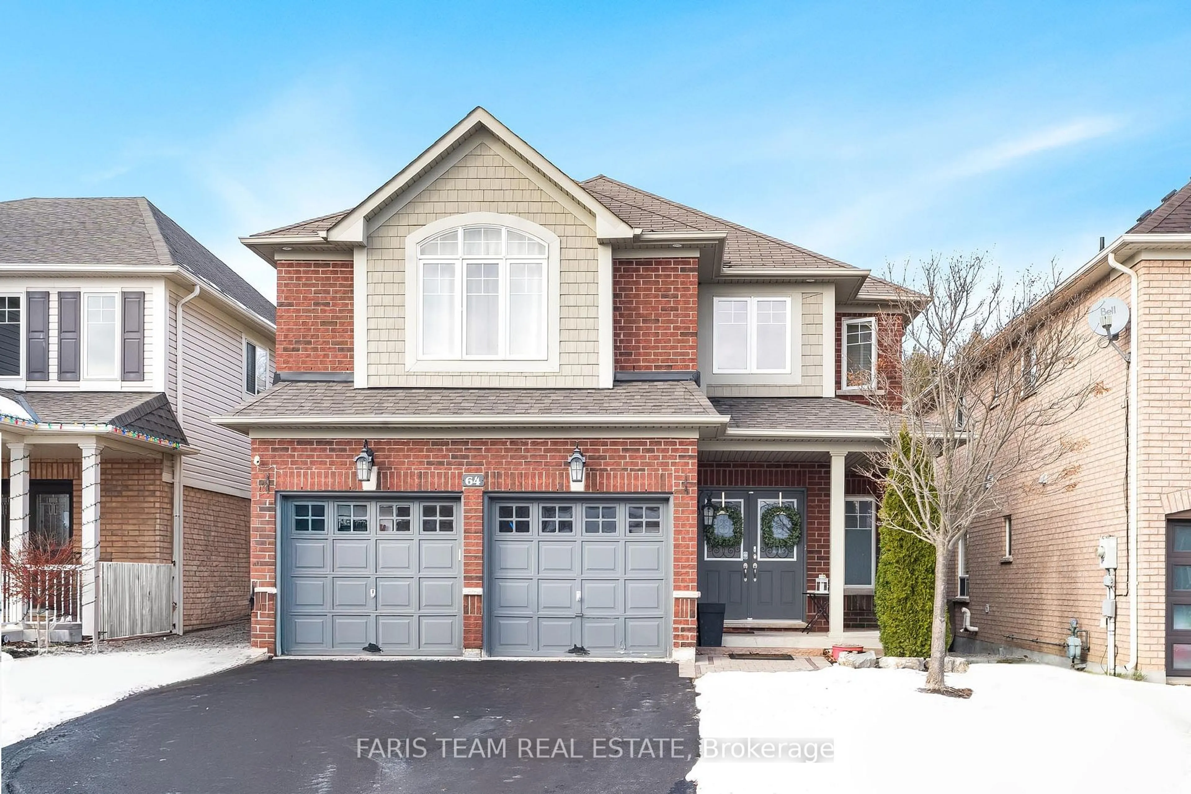 Home with brick exterior material, street for 64 Westminster Circ, Barrie Ontario L4M 0A5