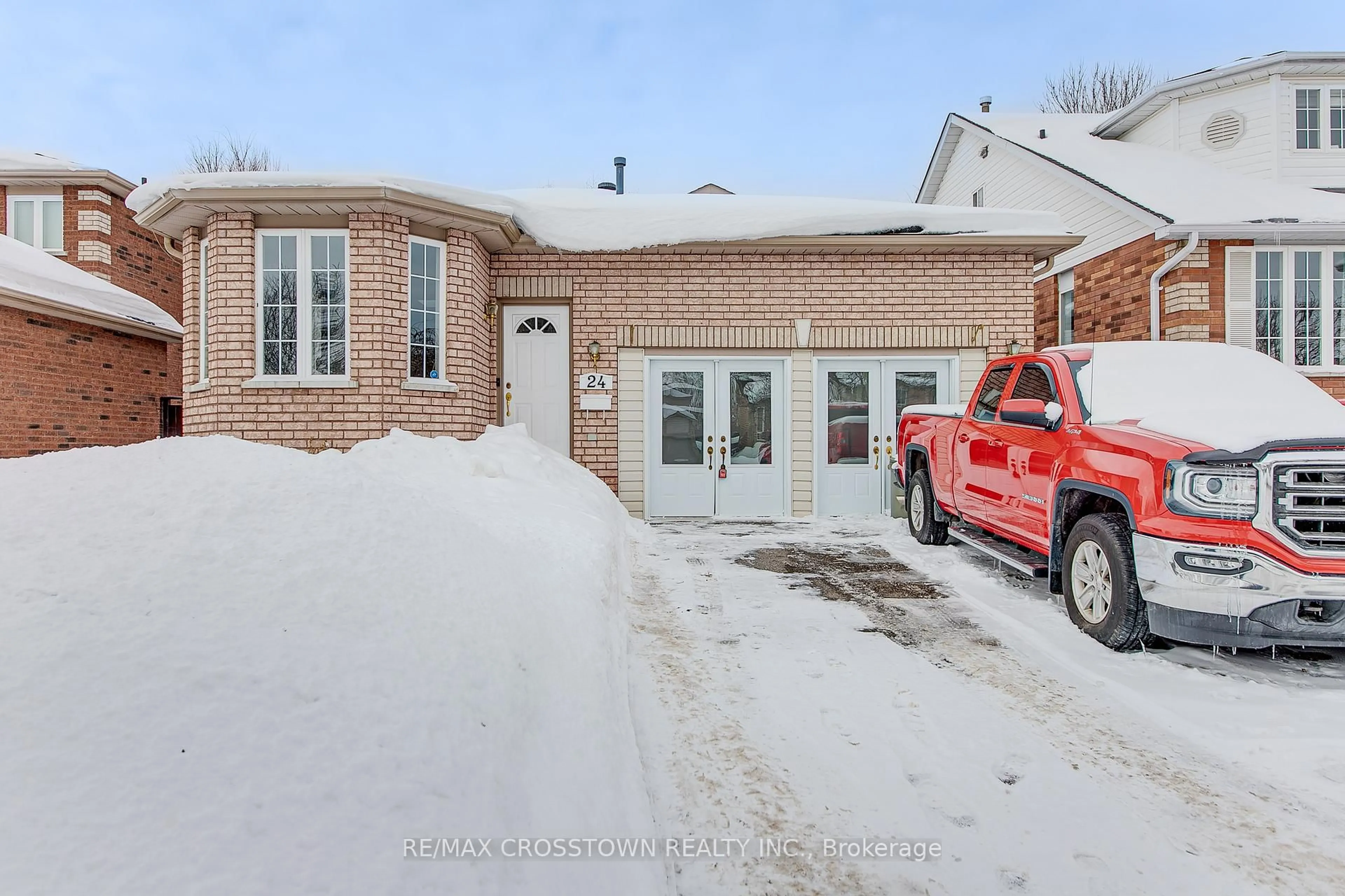 Home with brick exterior material, street for 24 Twiss Dr, Barrie Ontario L4N 8P3